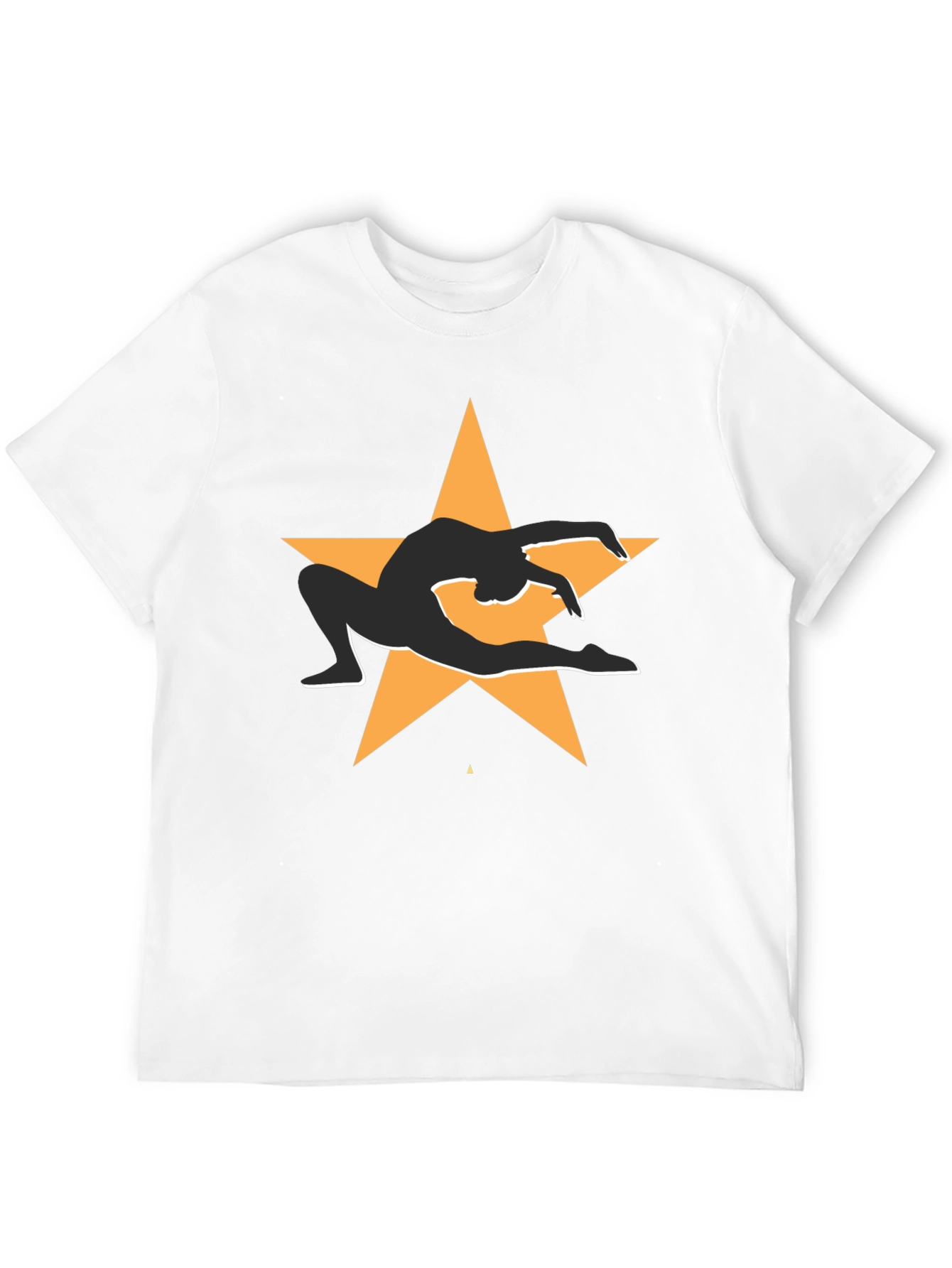 Gymnast Star Graphic Tee - Black