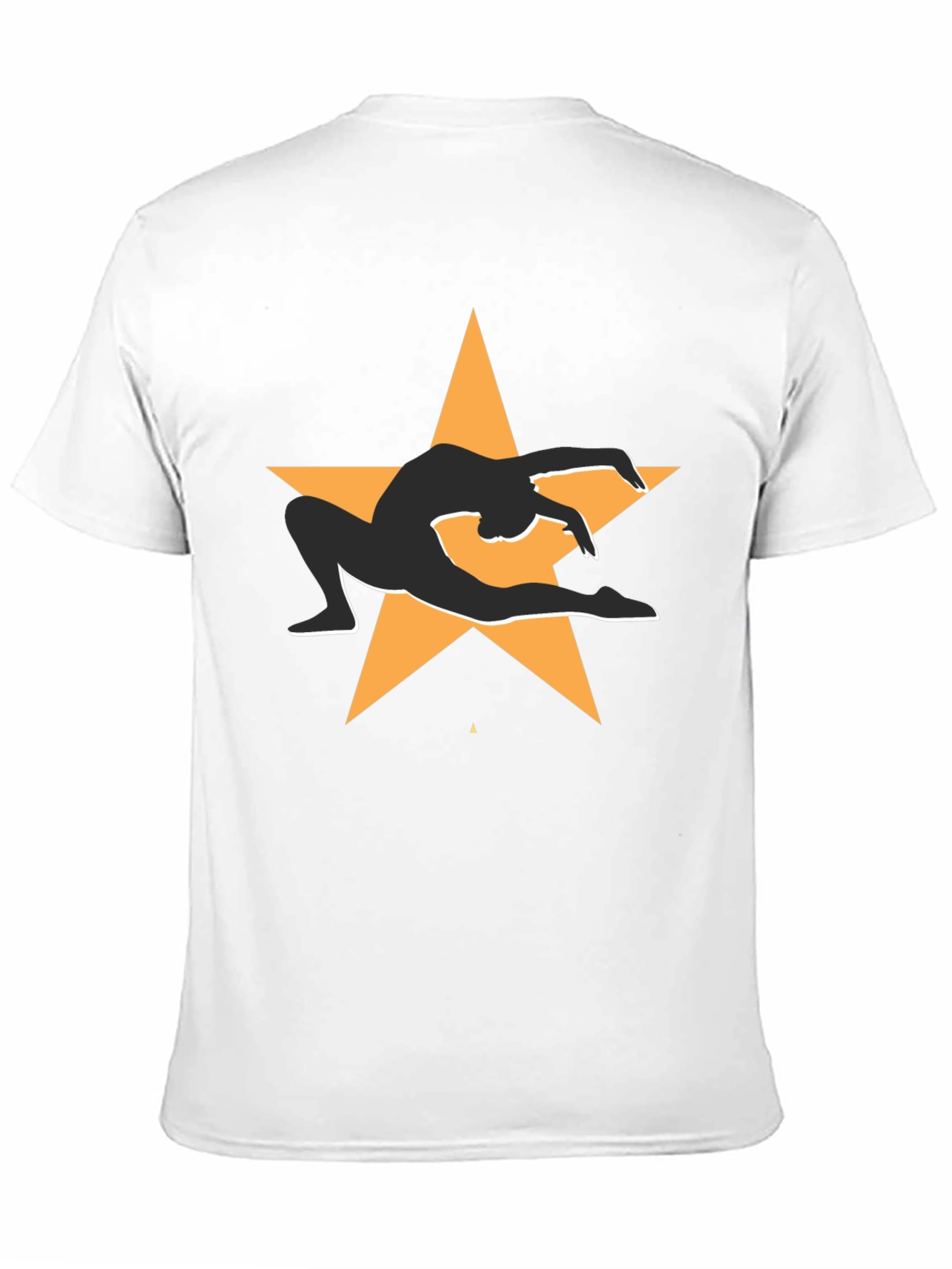 Gymnast Star Graphic Tee - Black