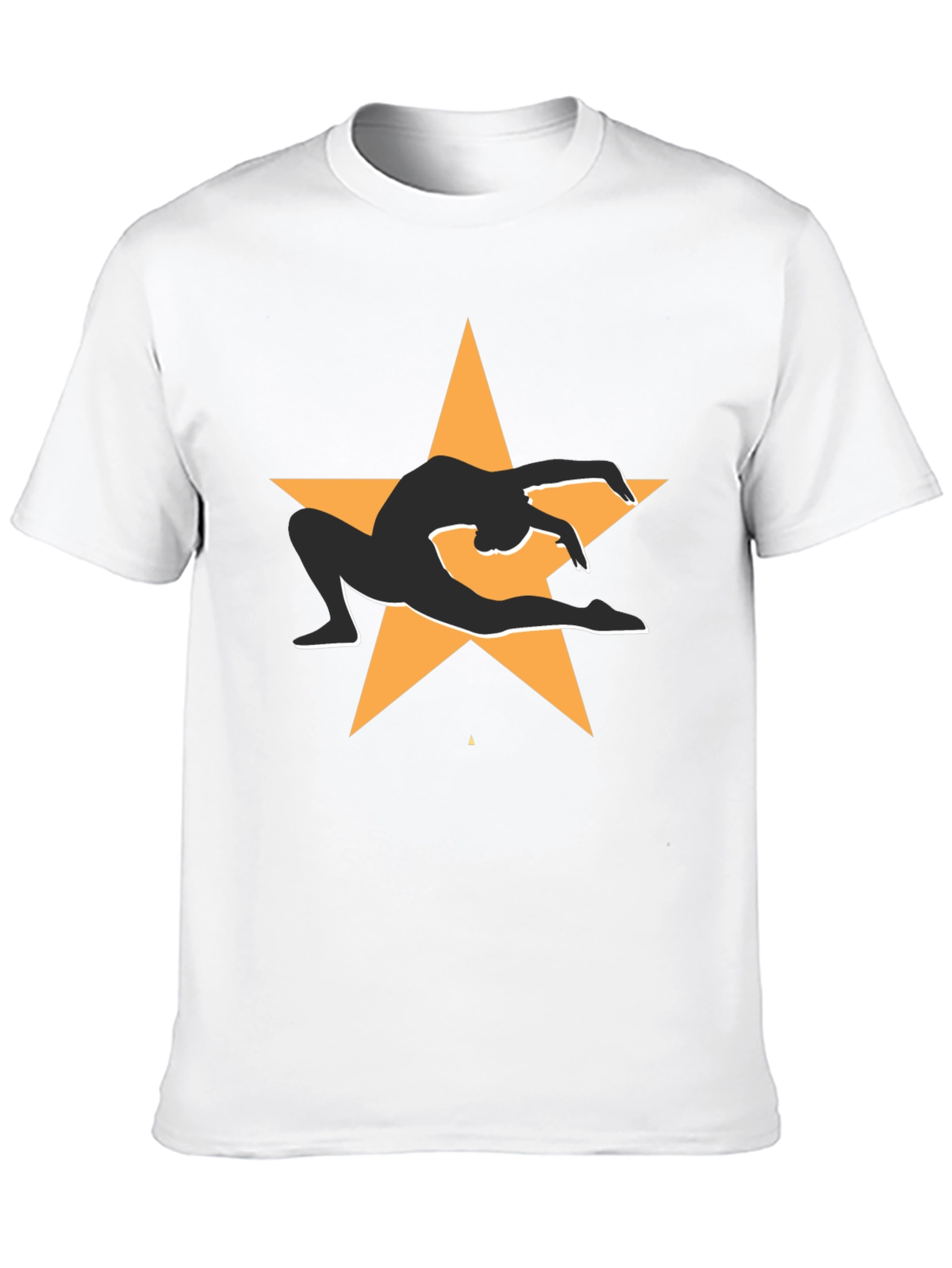 Gymnast Star Graphic Tee - Black