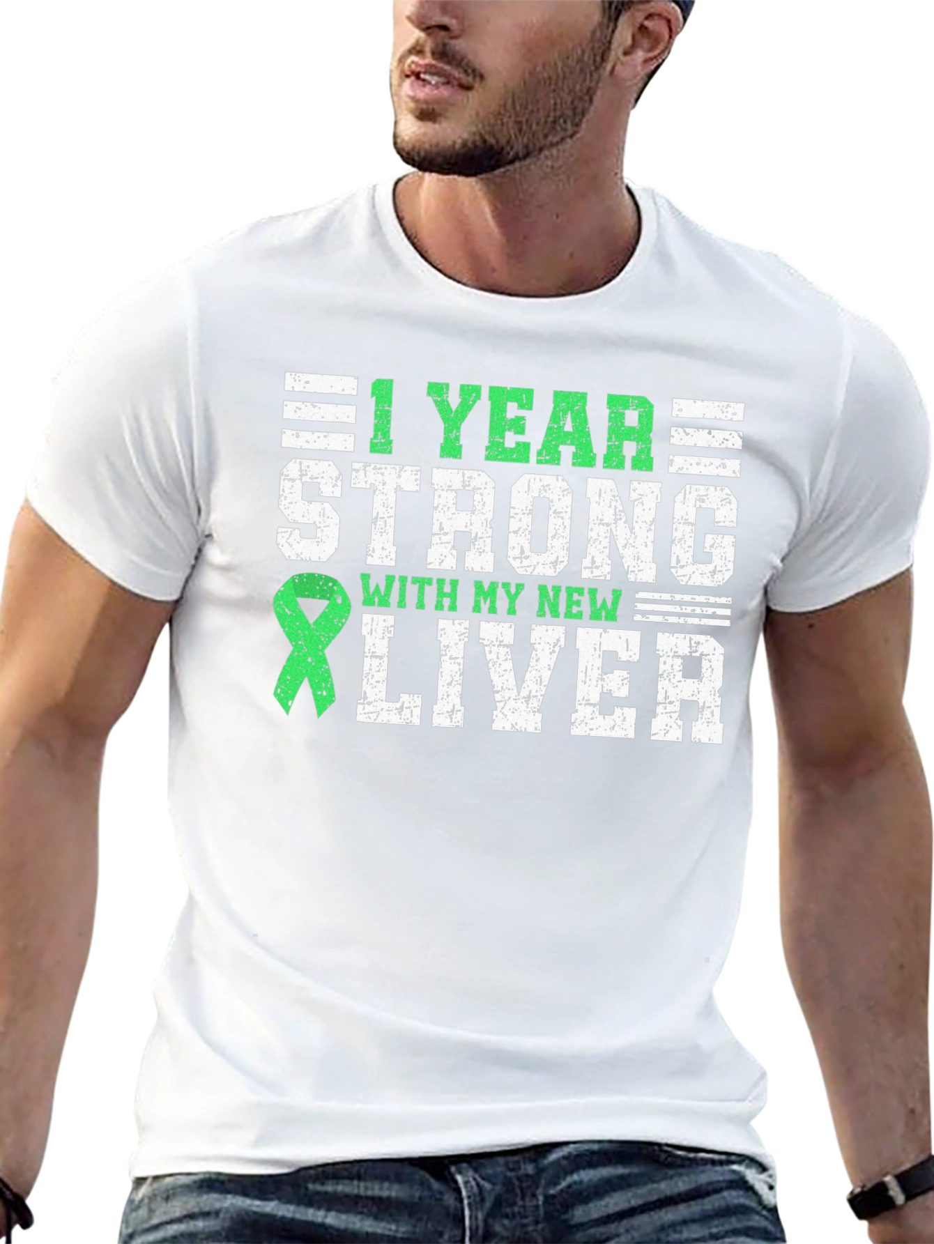1 Year Strong New Liver Transplant T-Shirt