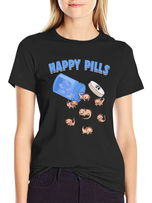 Happy Axolotl Pills T-Shirt