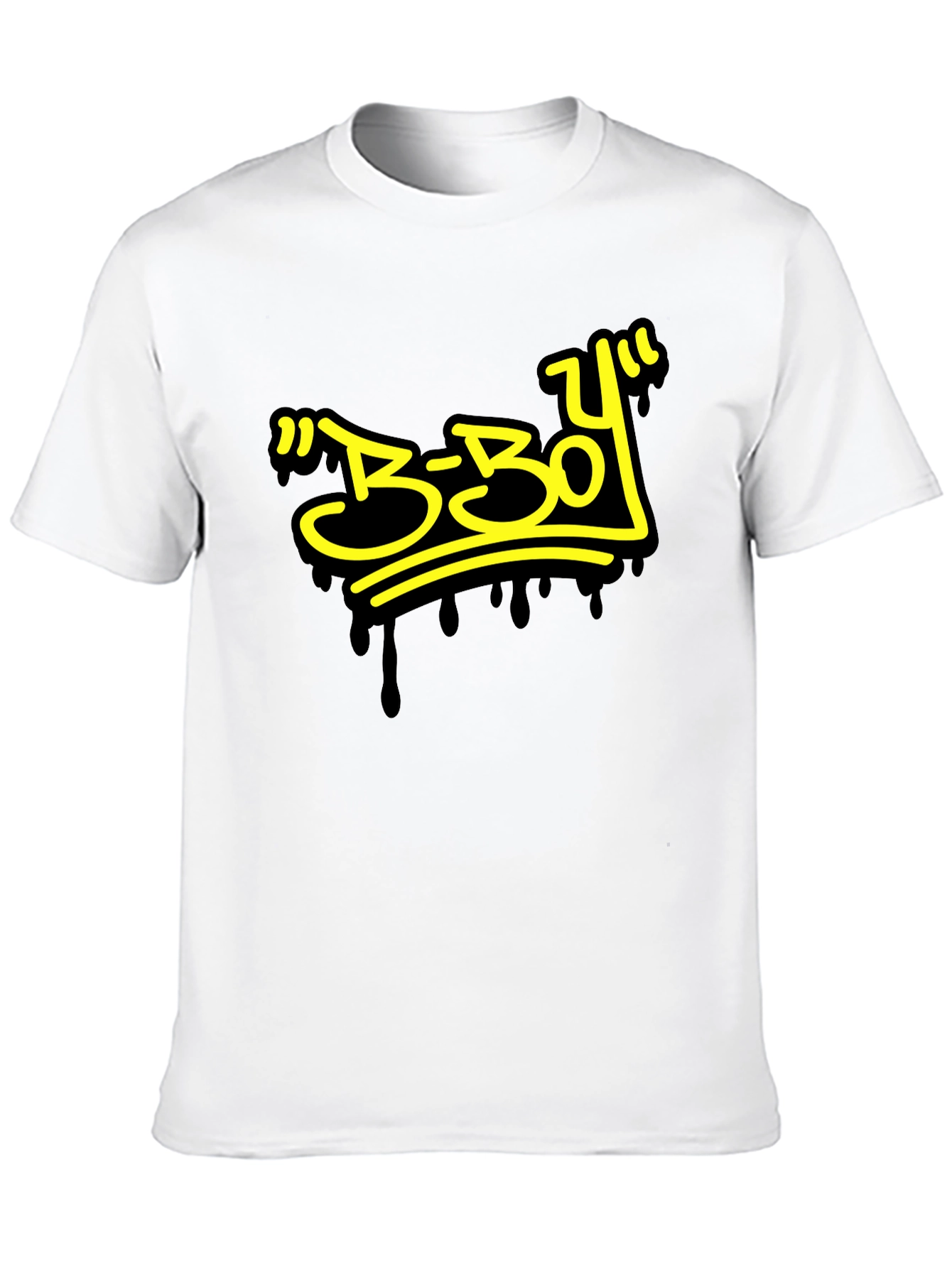 B-Boy Style Graphic Black T-Shirt