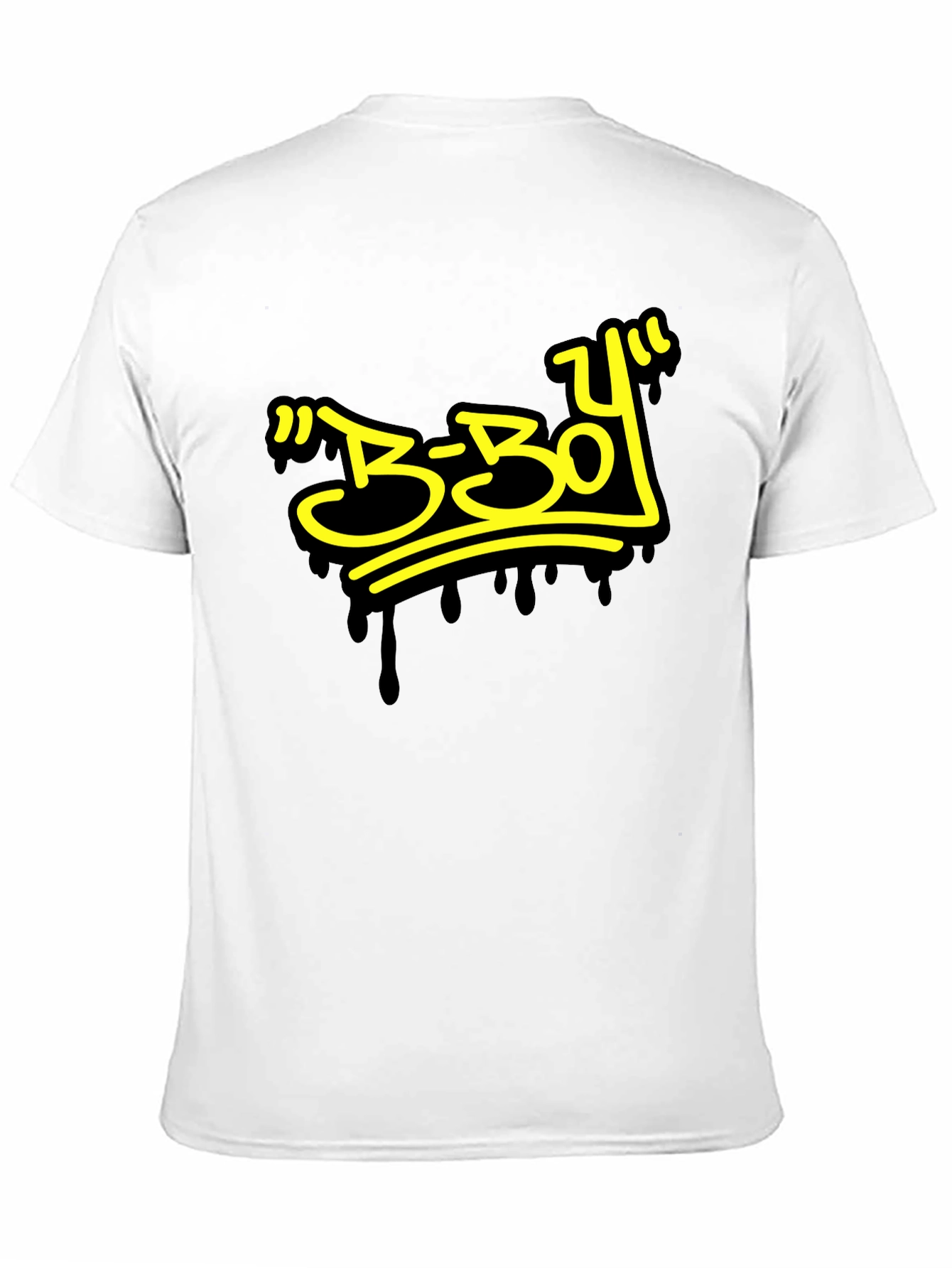 B-Boy Style Graphic Black T-Shirt
