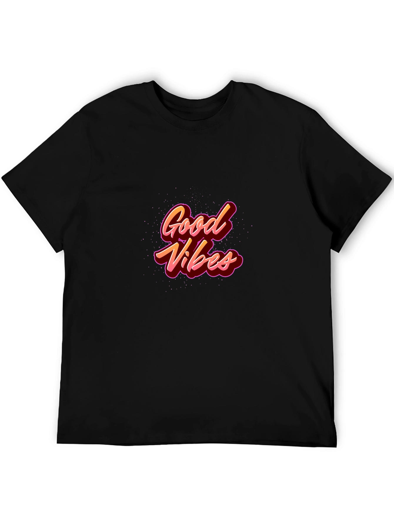 Good Vibes Graphic T-Shirt - Black