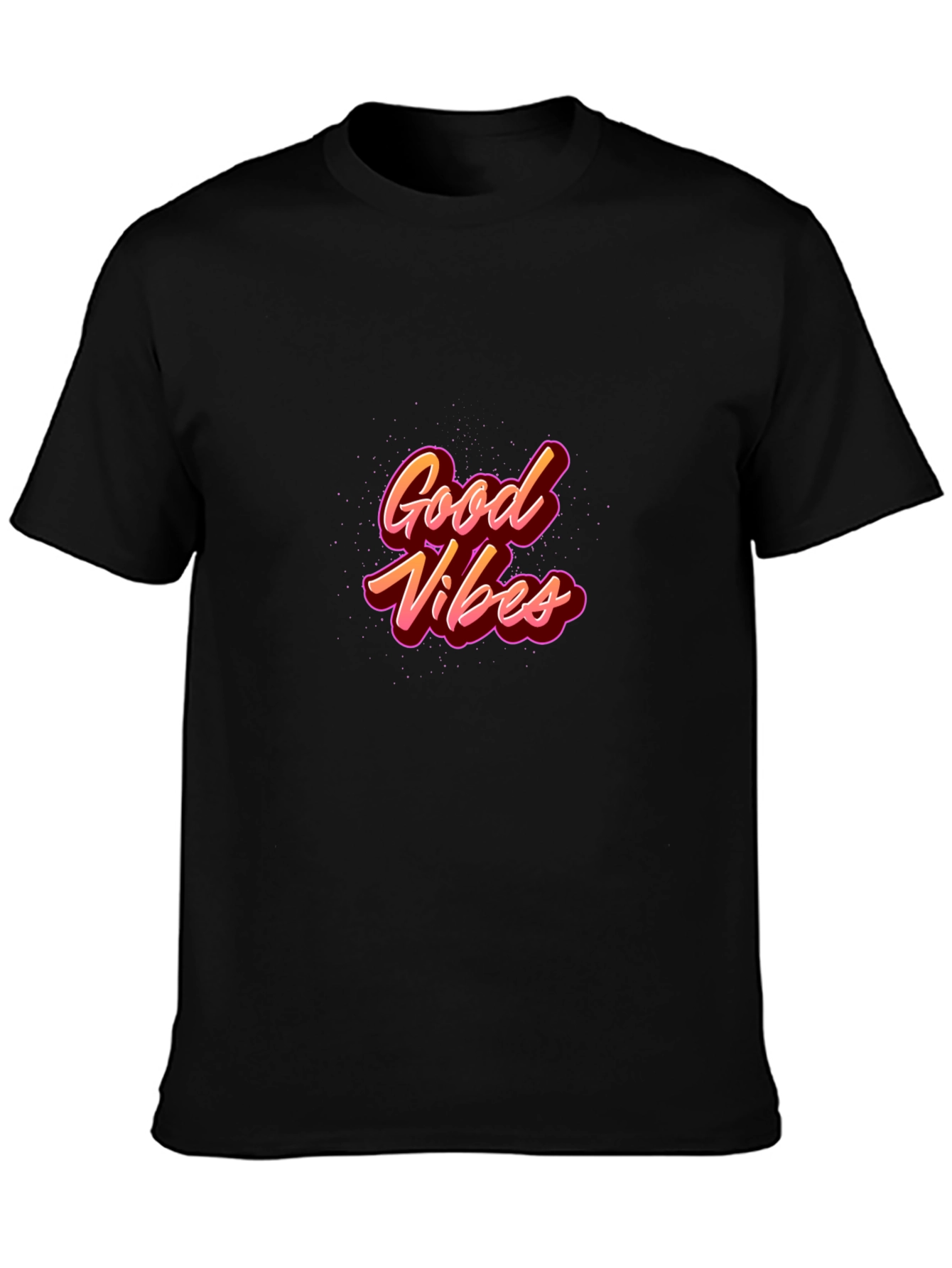 Good Vibes Graphic T-Shirt - Black