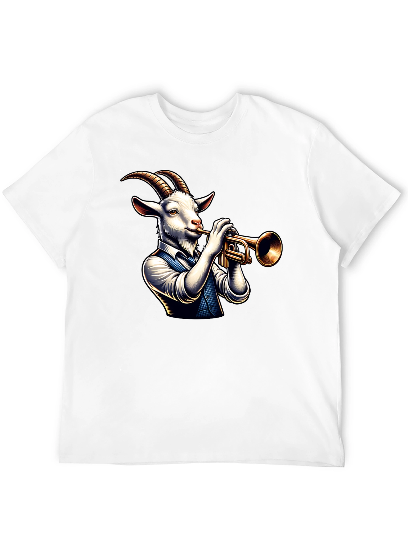 Goat Trumpet Player Graphic Tee