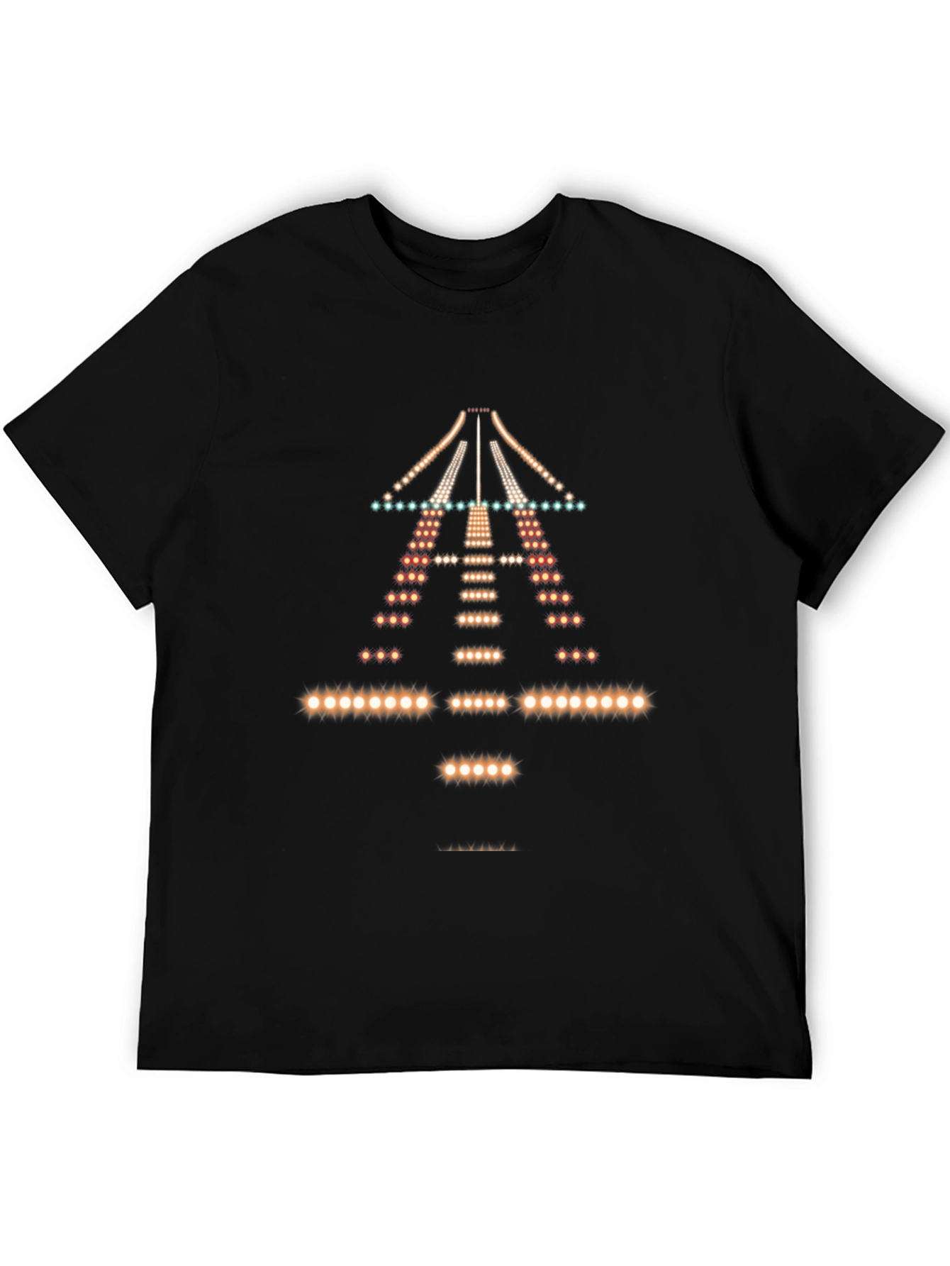 Airport Runway Lights Graphic Tee
