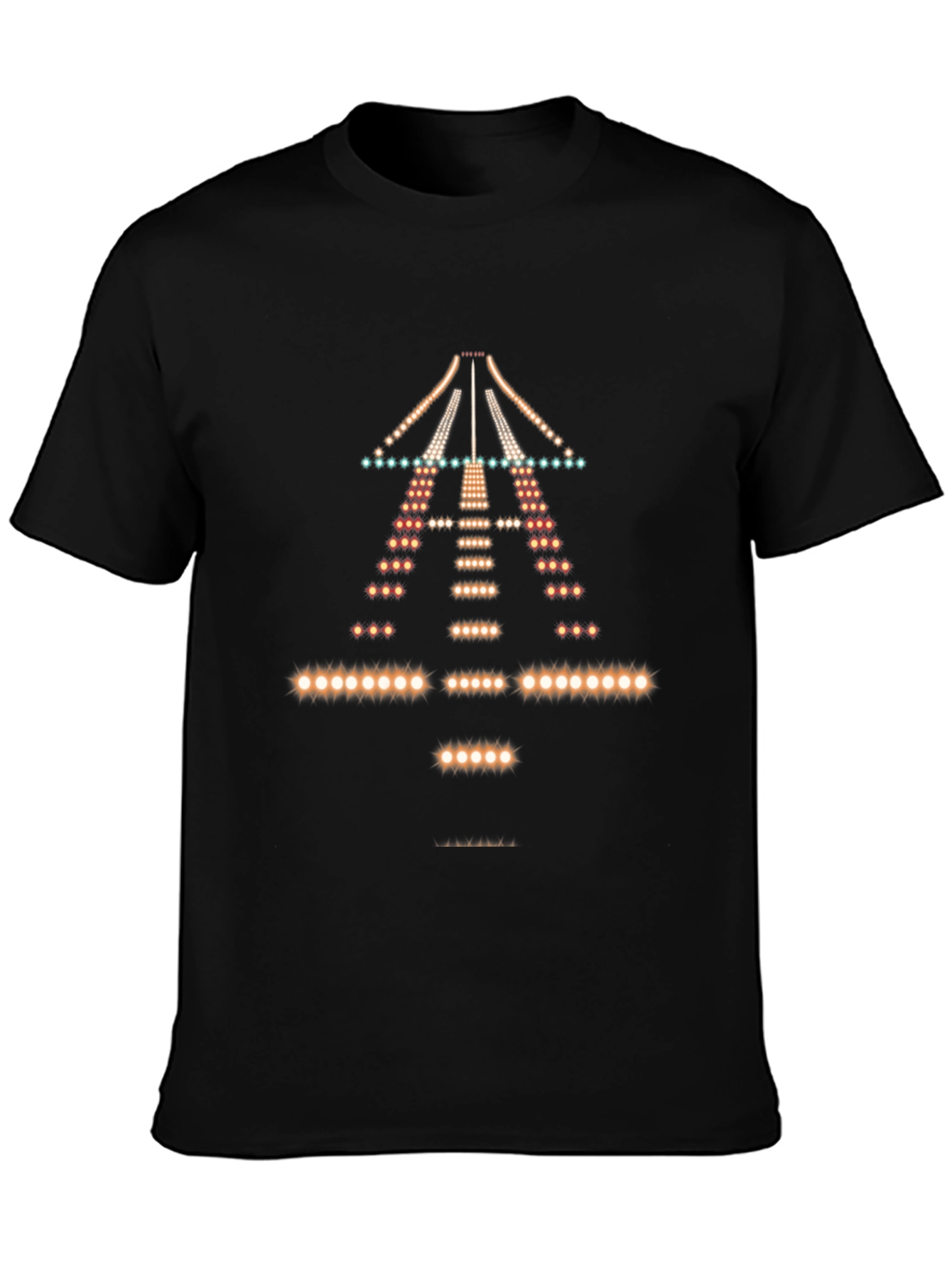 Airport Runway Lights Graphic Tee