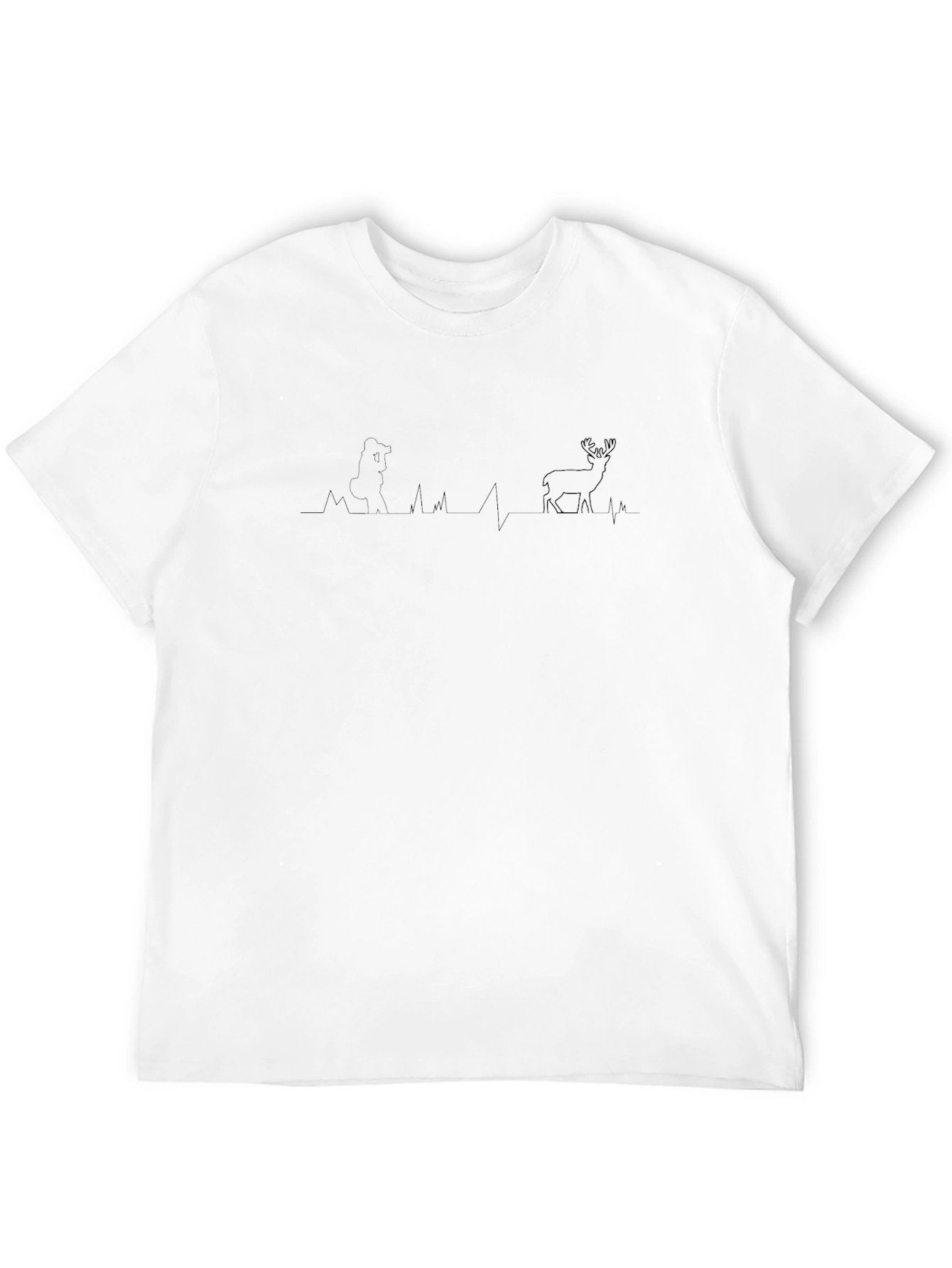 Heartbeat Wildlife Black Tee