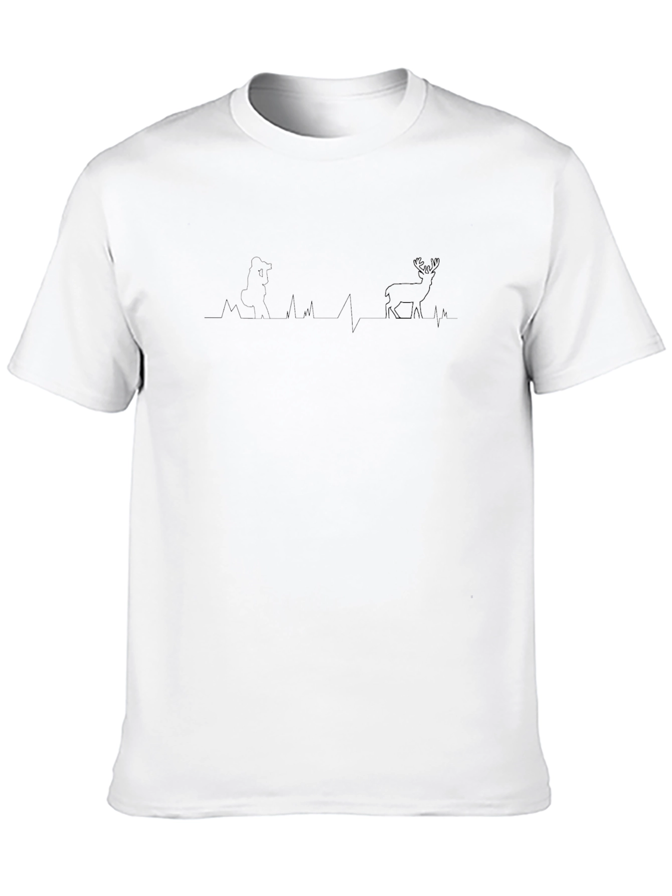Heartbeat Wildlife Black Tee