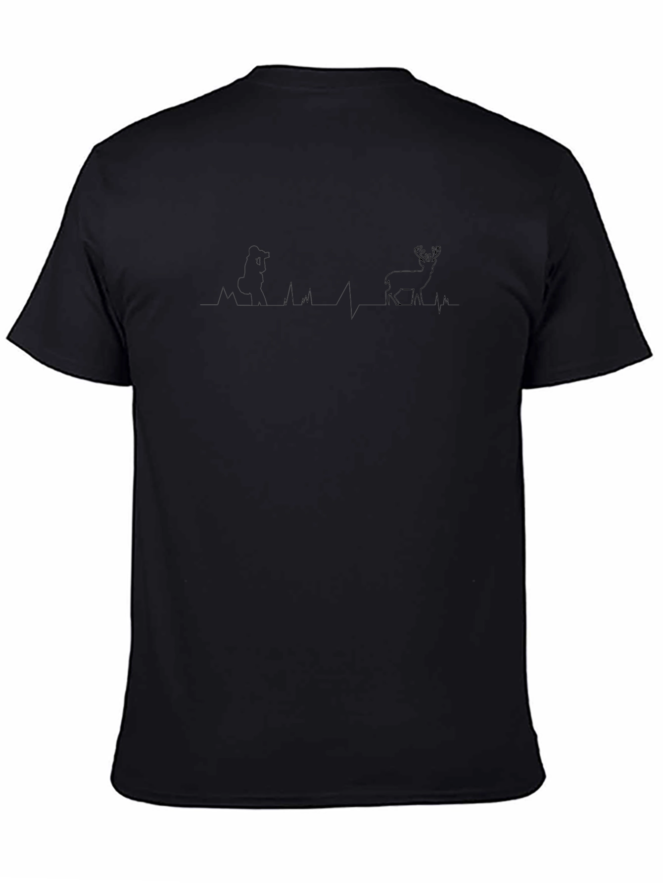 Heartbeat Wildlife Black Tee