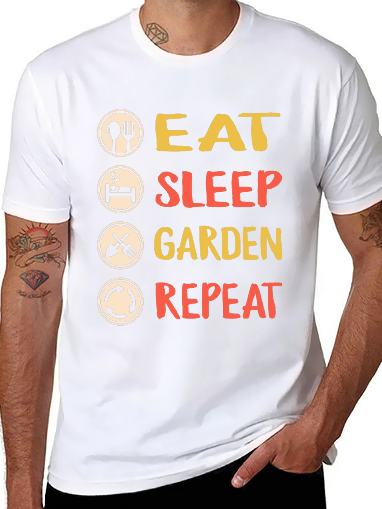 Eat Sleep Garden Repeat T-Shirt