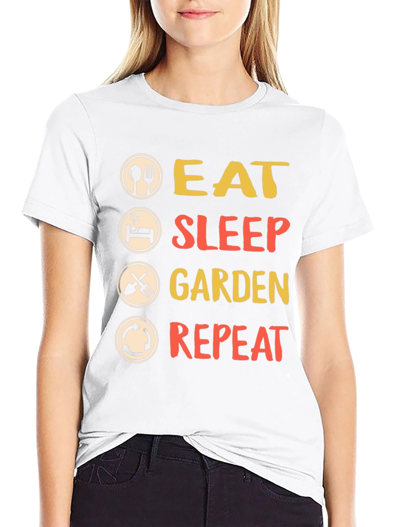 Eat Sleep Garden Repeat T-Shirt