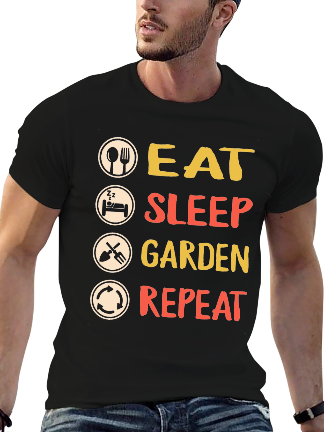 Eat Sleep Garden Repeat T-Shirt