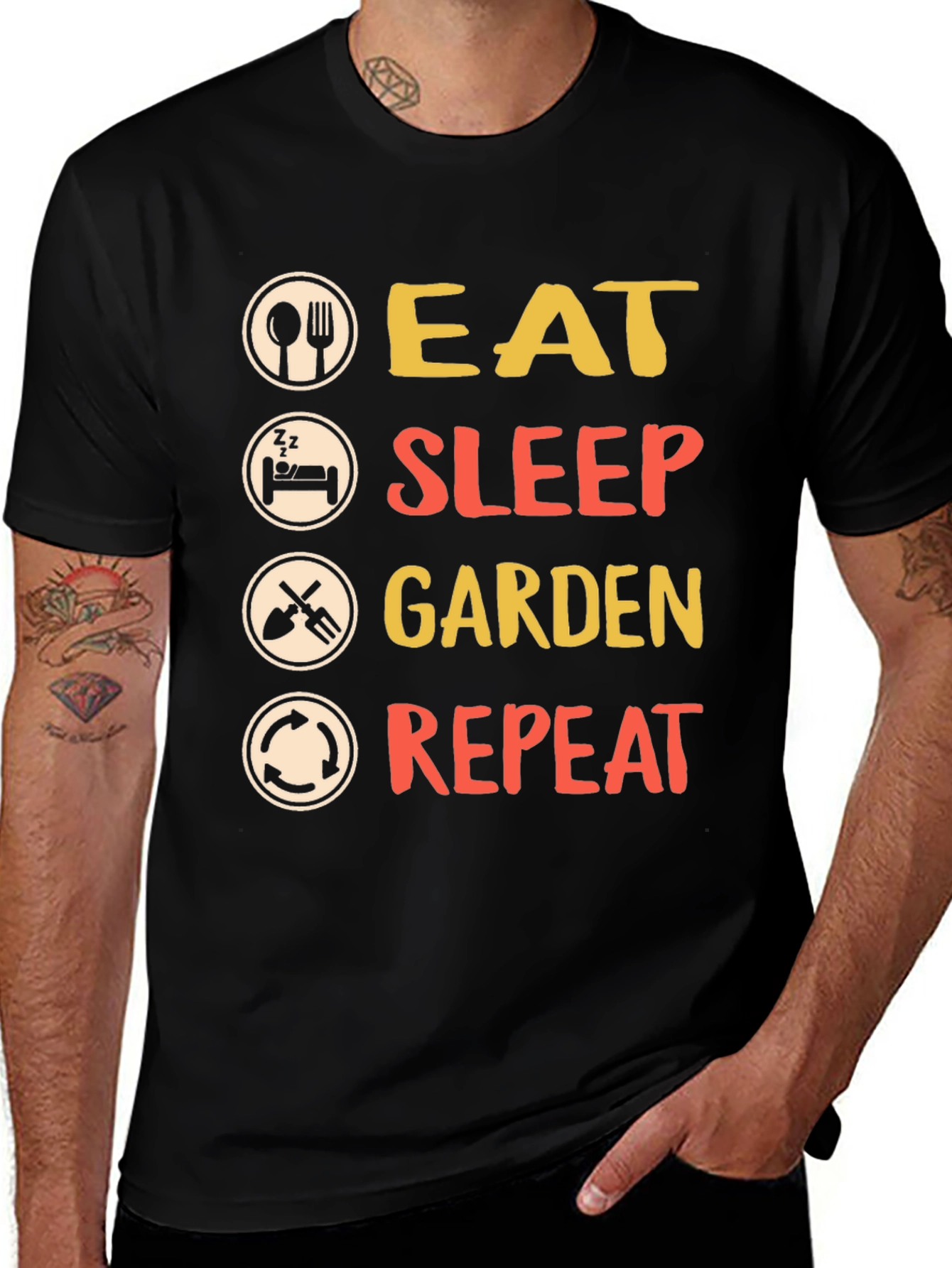 Eat Sleep Garden Repeat T-Shirt