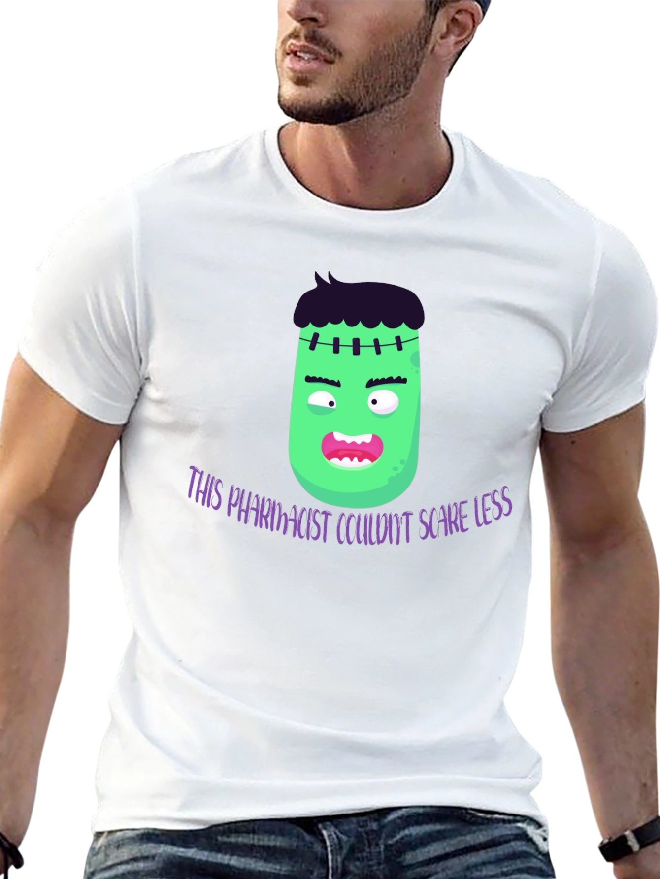 Halloween Pharmacist Frankenstein Graphic Tee