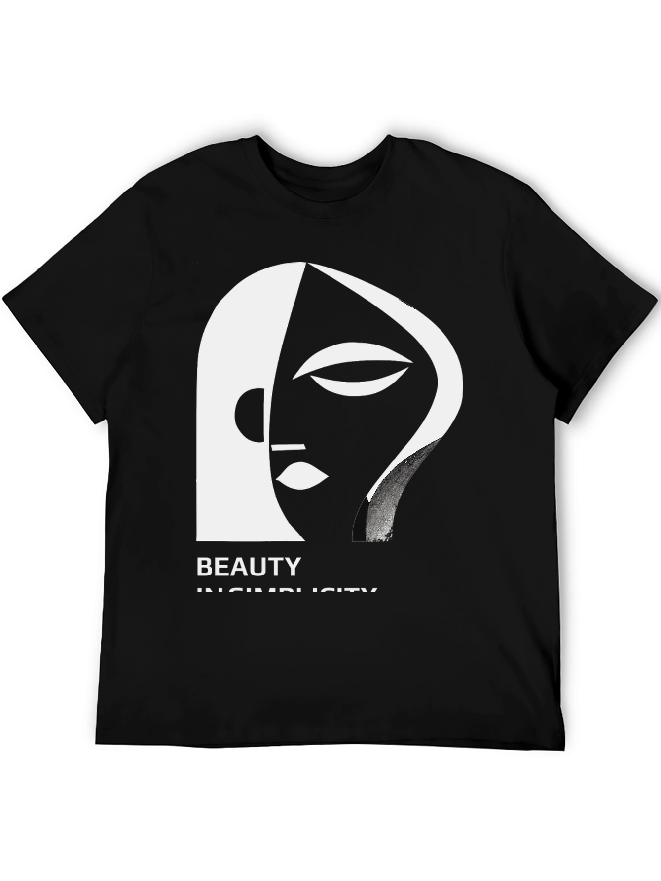 Abstract Face Graphic T-Shirt: Beauty in Simplicity