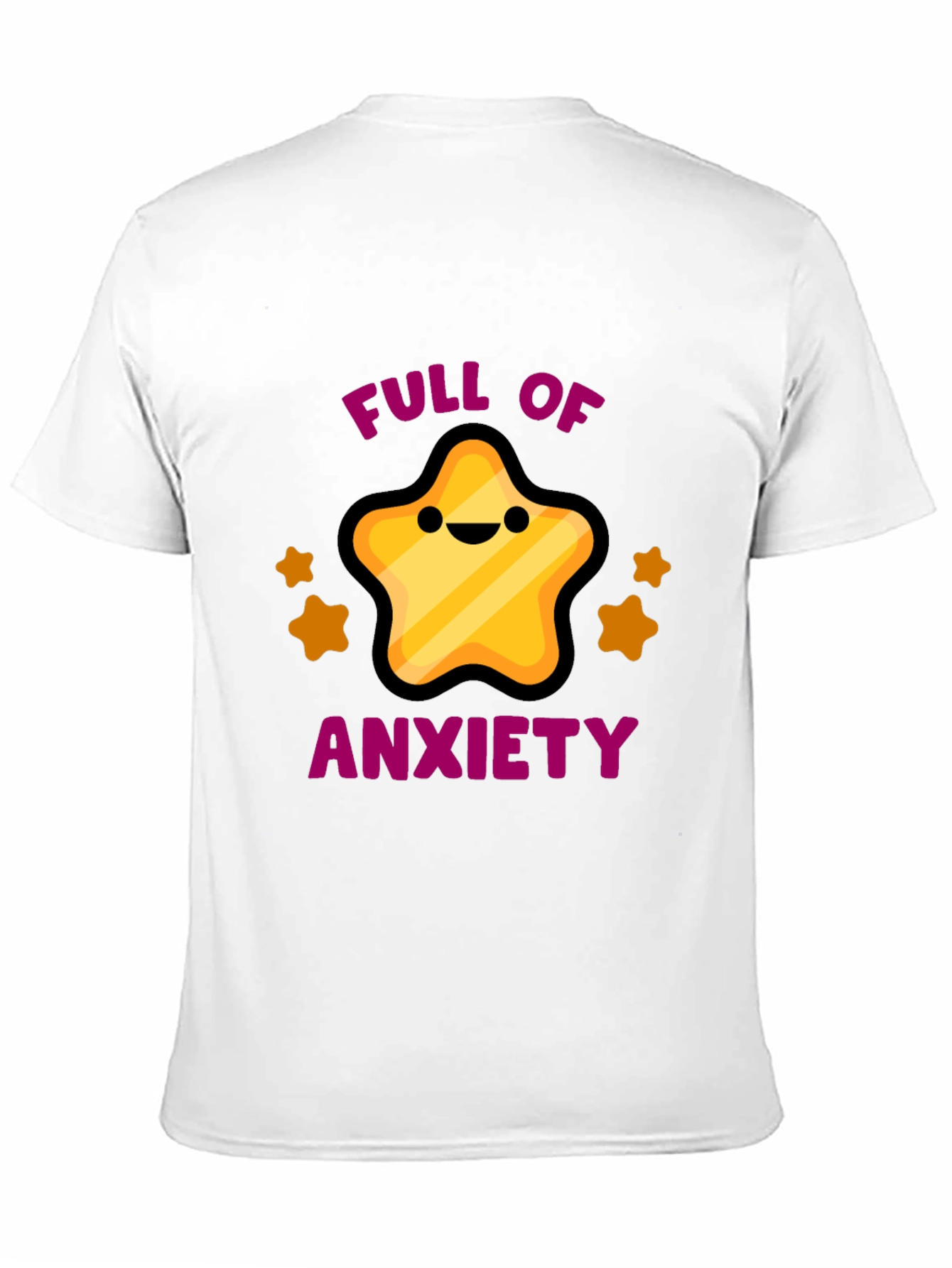 Anxiety Star Black Graphic Tee