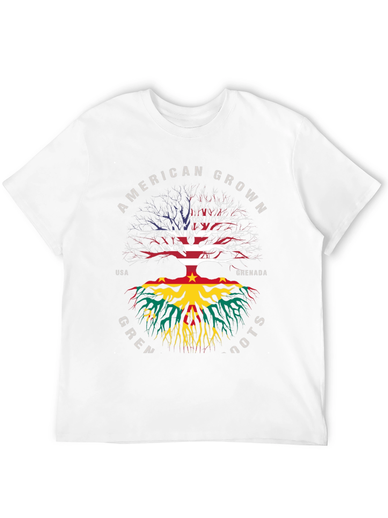 American Grown Grenadian Roots T-Shirt