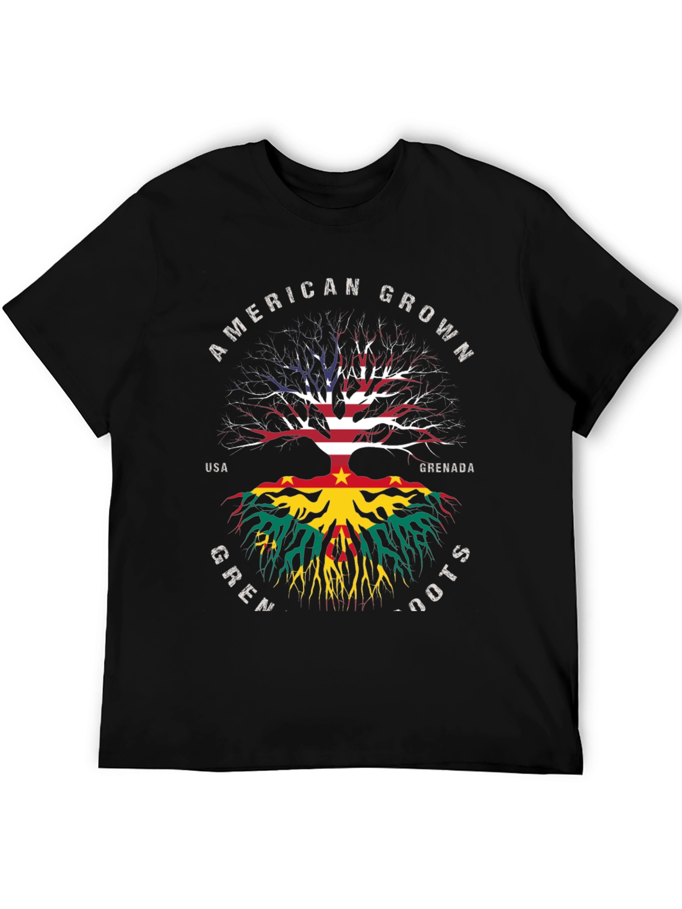 American Grown Grenadian Roots T-Shirt