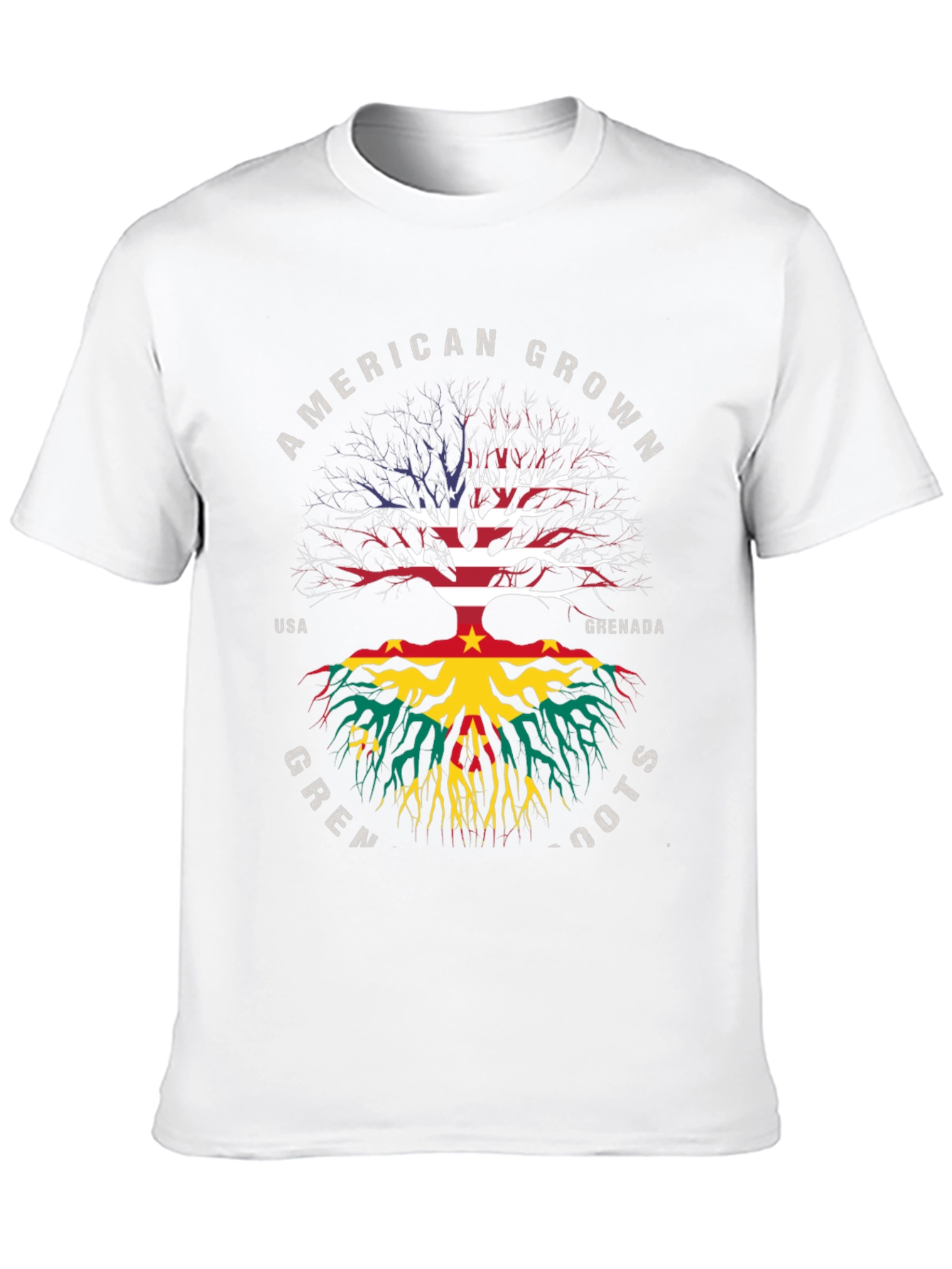 American Grown Grenadian Roots T-Shirt