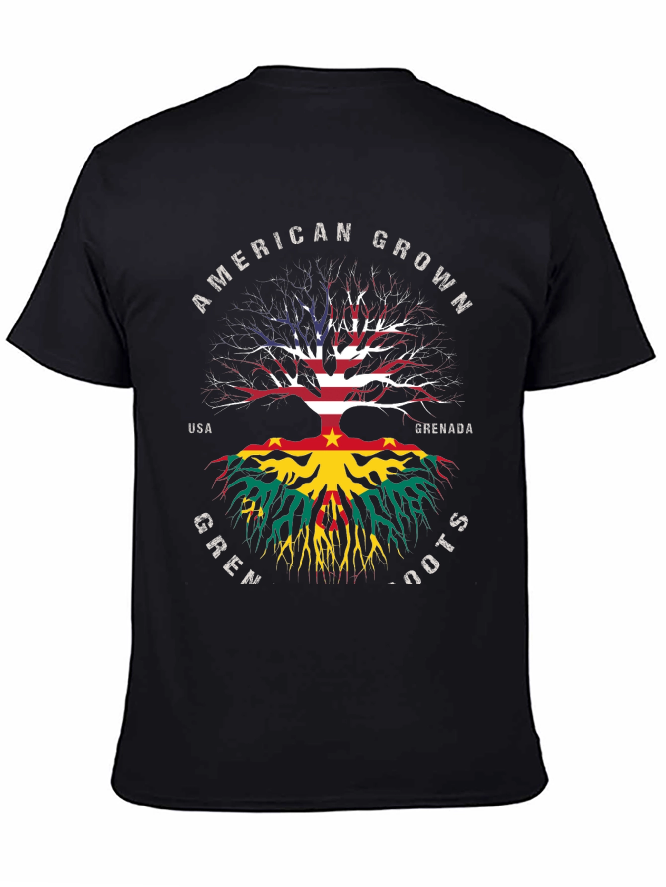 American Grown Grenadian Roots T-Shirt