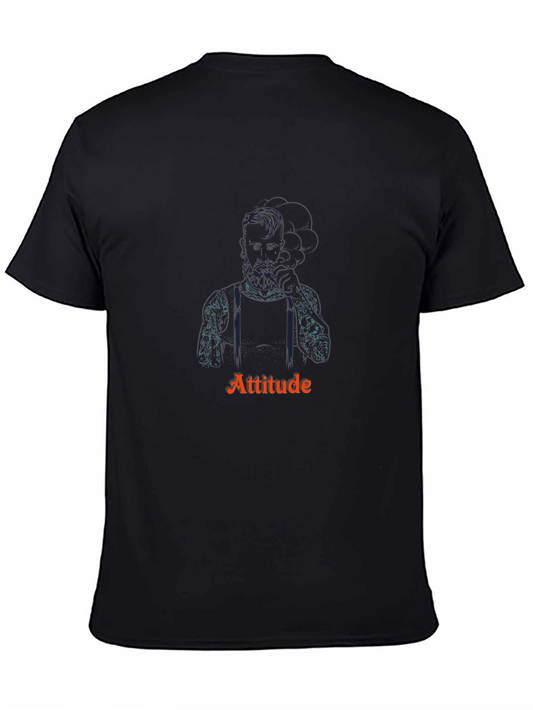 Attitude Graphic Print T-Shirt