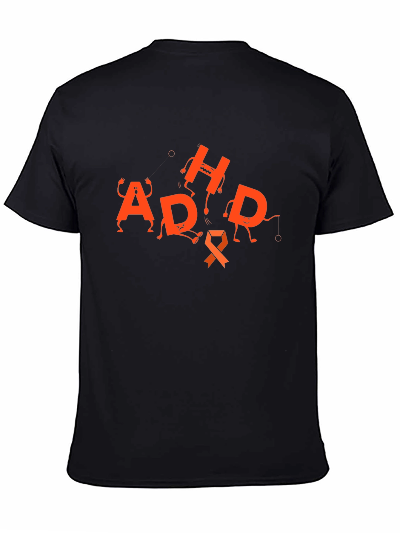 ADHD Awareness Black T-Shirt