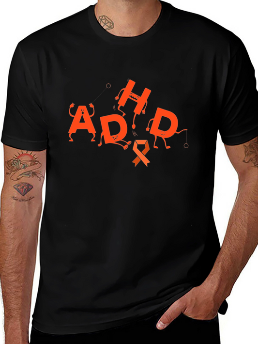 ADHD Awareness Black T-Shirt