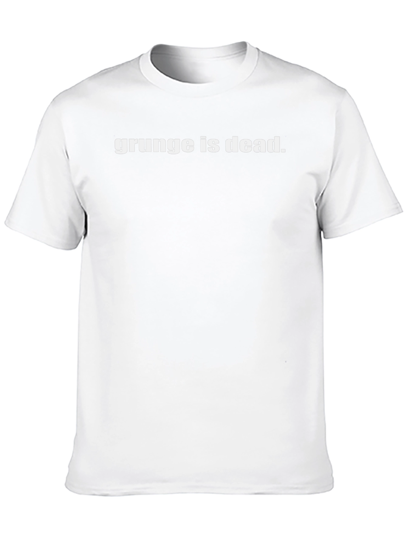 Grunge is Dead T-Shirt - Stylish Black Tee