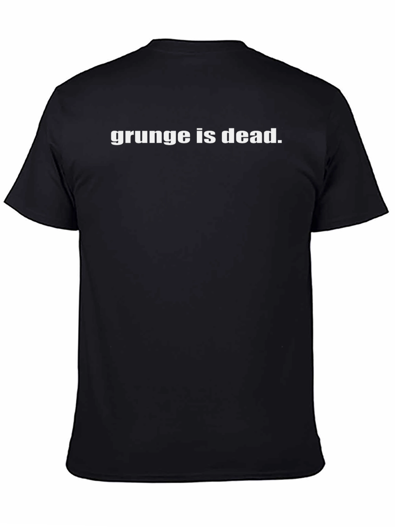 Grunge is Dead T-Shirt - Stylish Black Tee