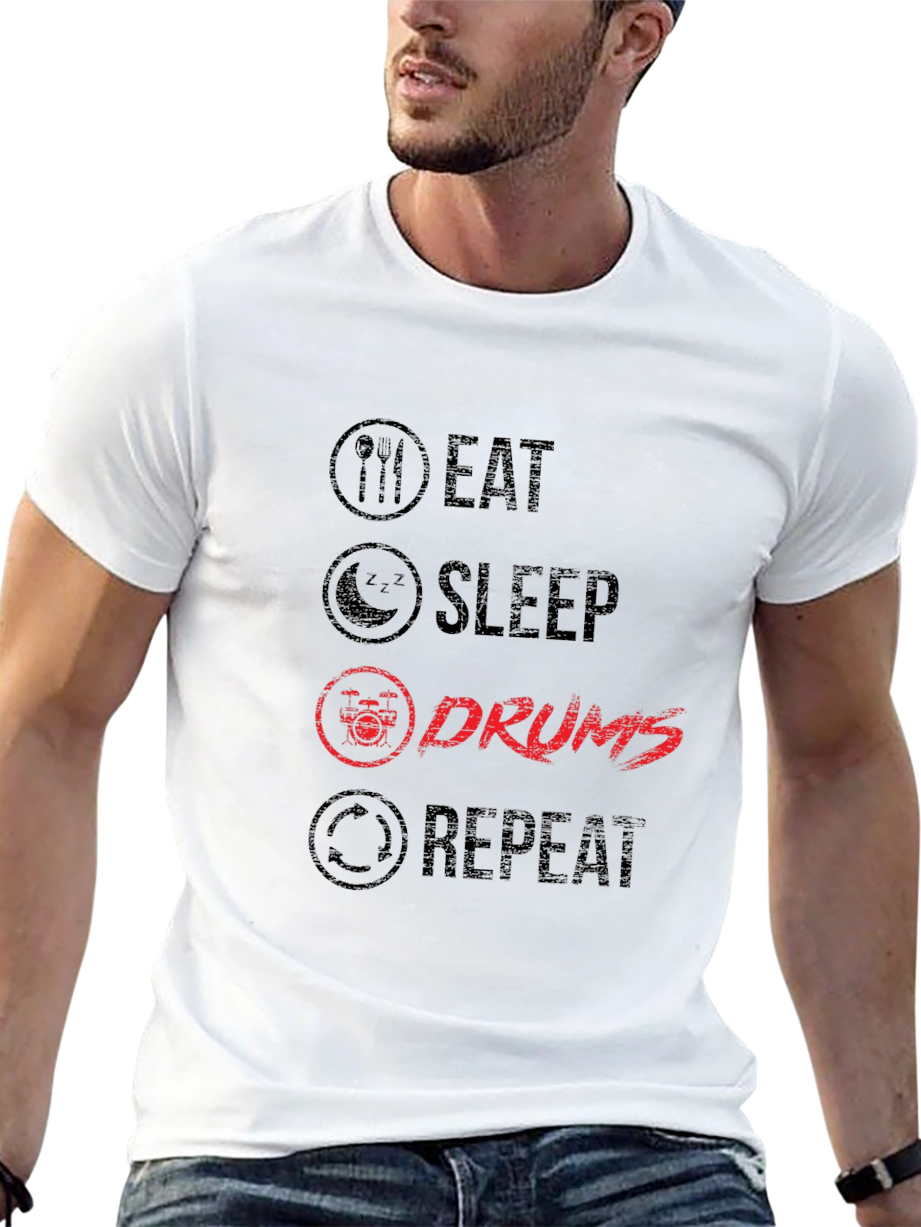 Eat Sleep Drums Repeat T-Shirt