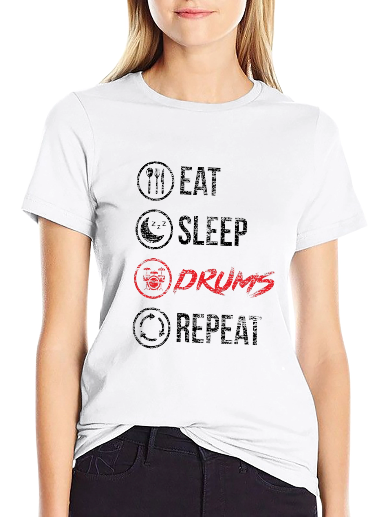 Eat Sleep Drums Repeat T-Shirt