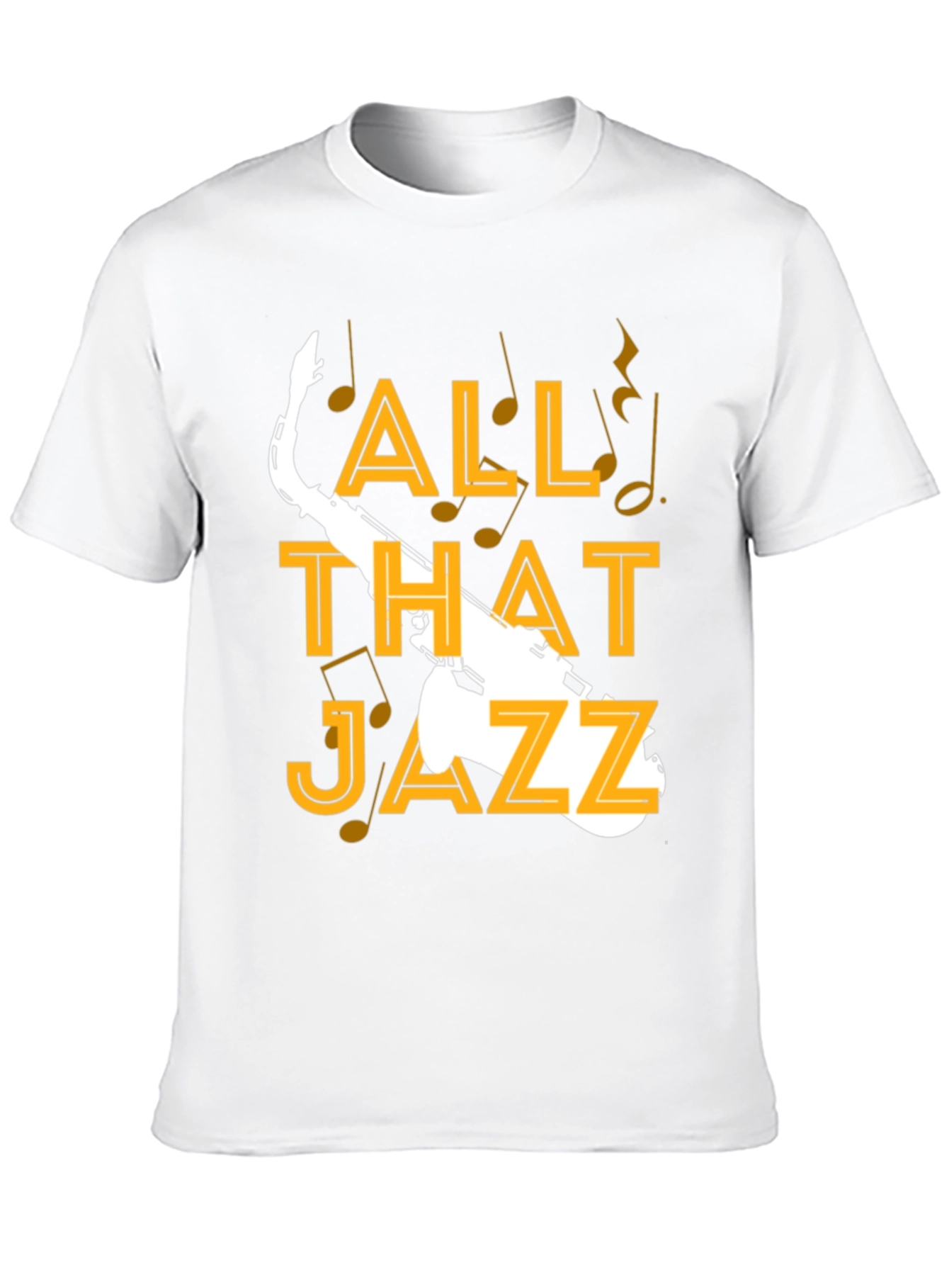 All That Jazz Saxophone Graphic T-Shirt