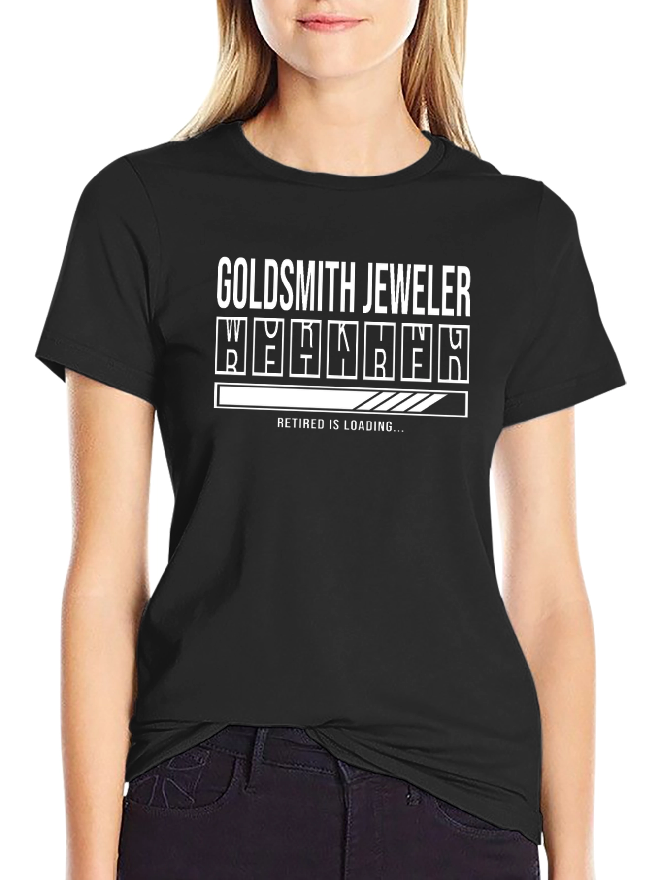 Goldsmith Jeweler Retirement Loading T-Shirt