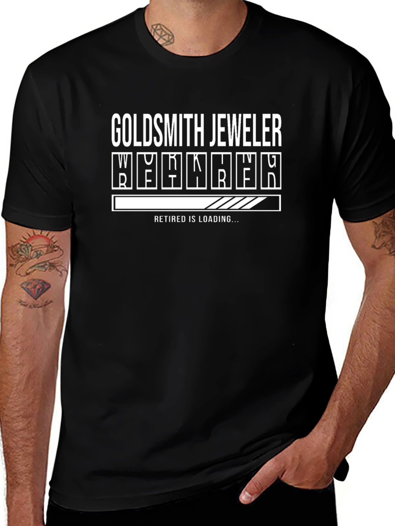 Goldsmith Jeweler Retirement Loading T-Shirt