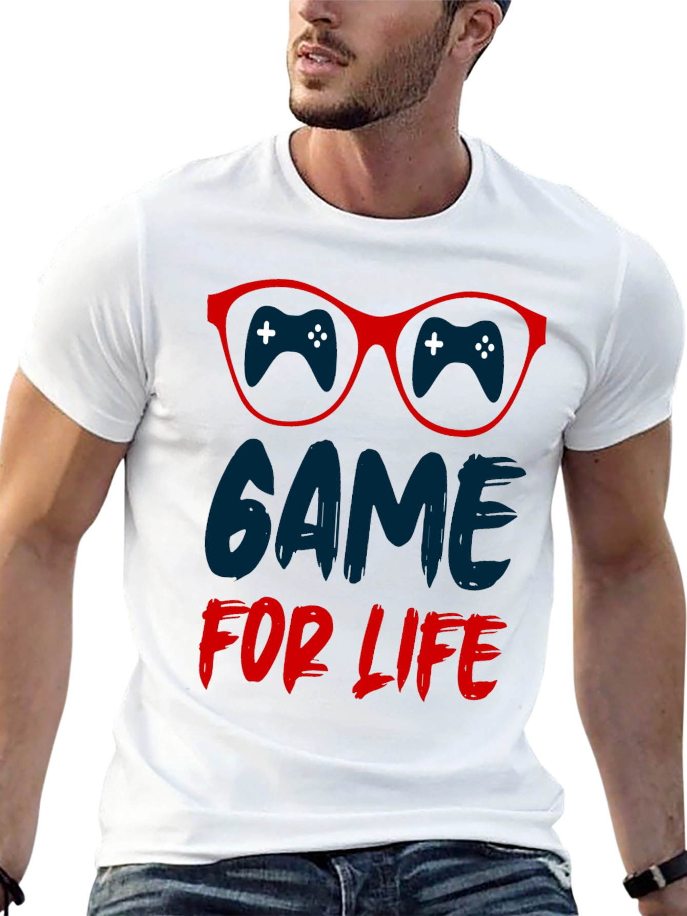 Game for Life Black Graphic Tee