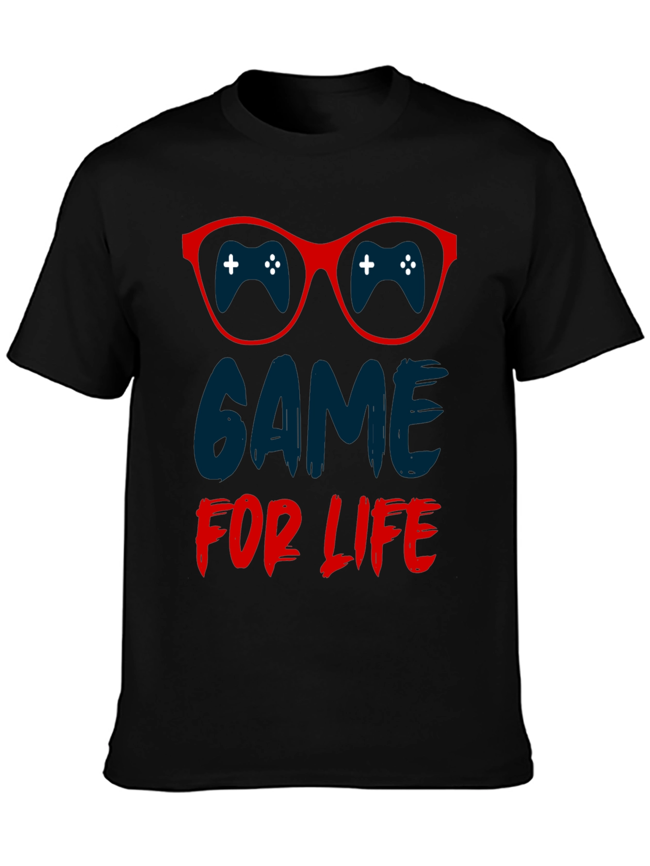 Game for Life Black Graphic Tee