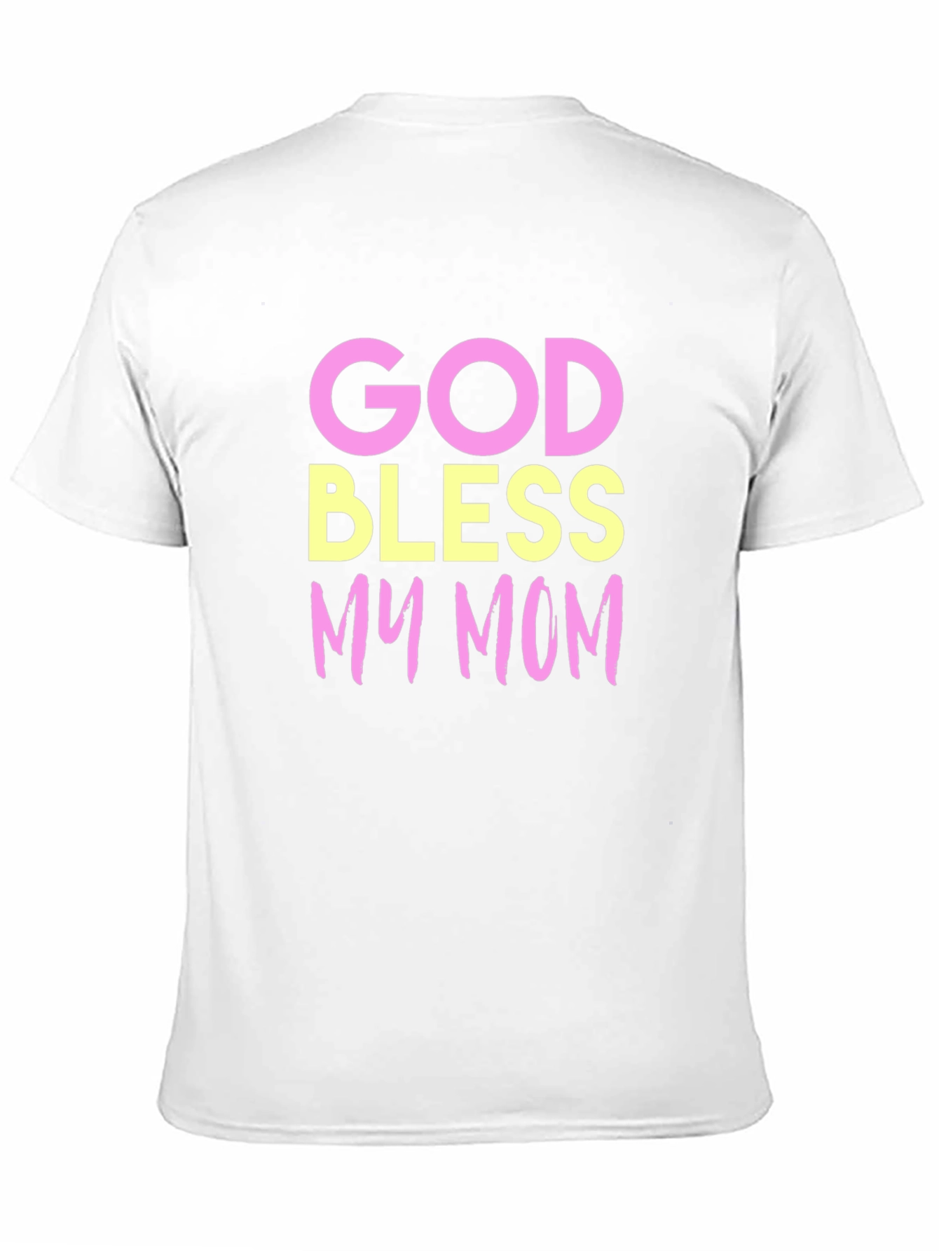 God Bless My Mom T-Shirt - Black