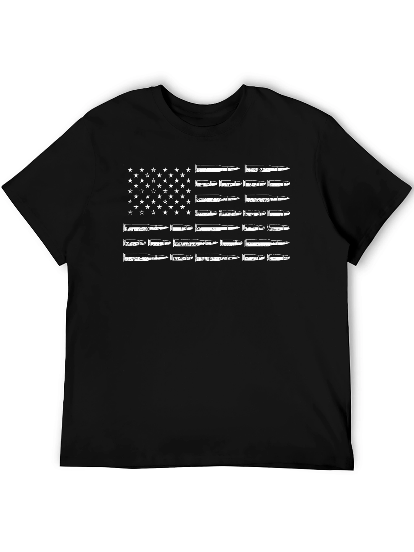 American Flag Bullet Design Graphic Tee