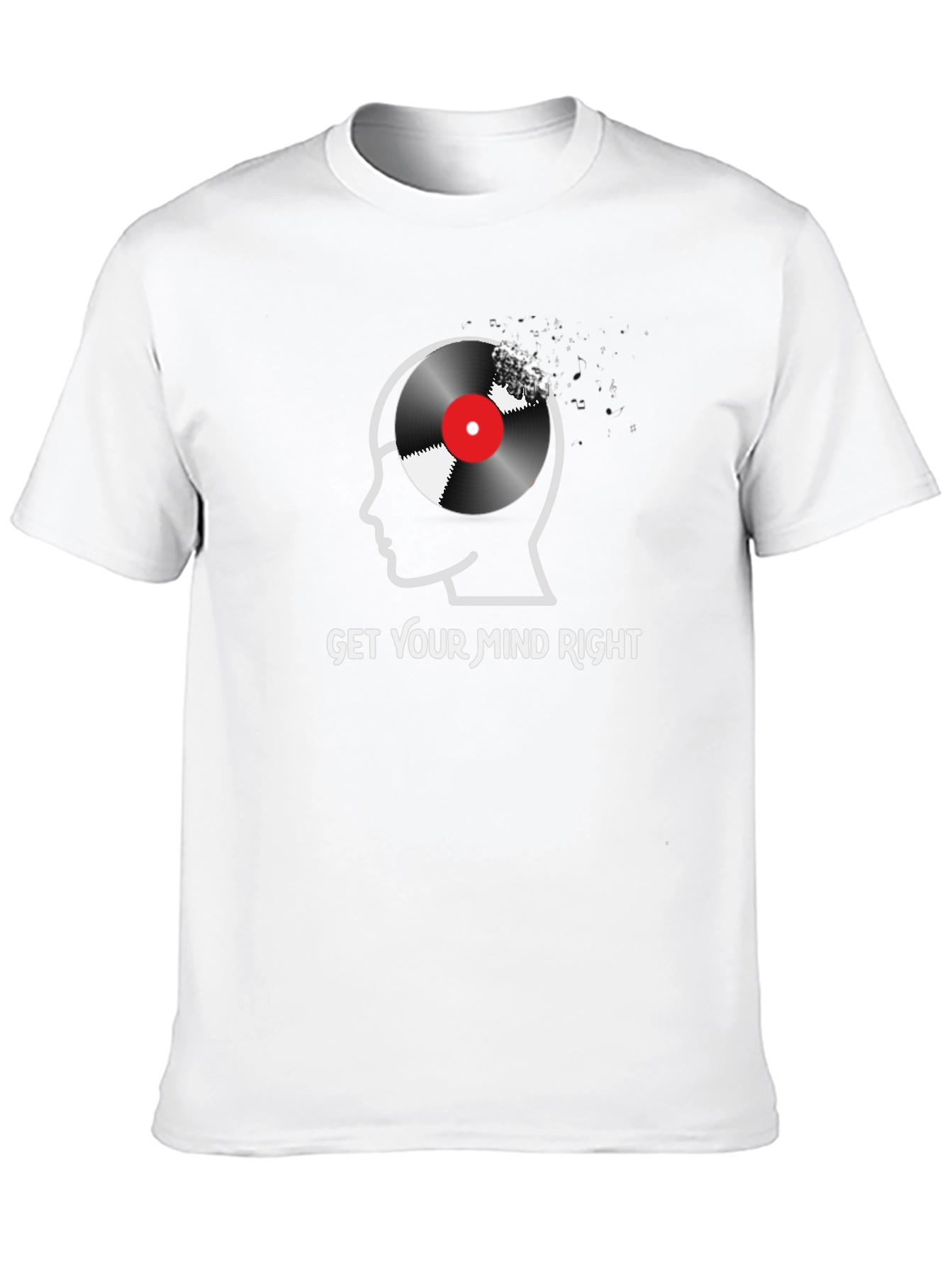 Get Your Mind Right Graphic Tee - Black Cotton