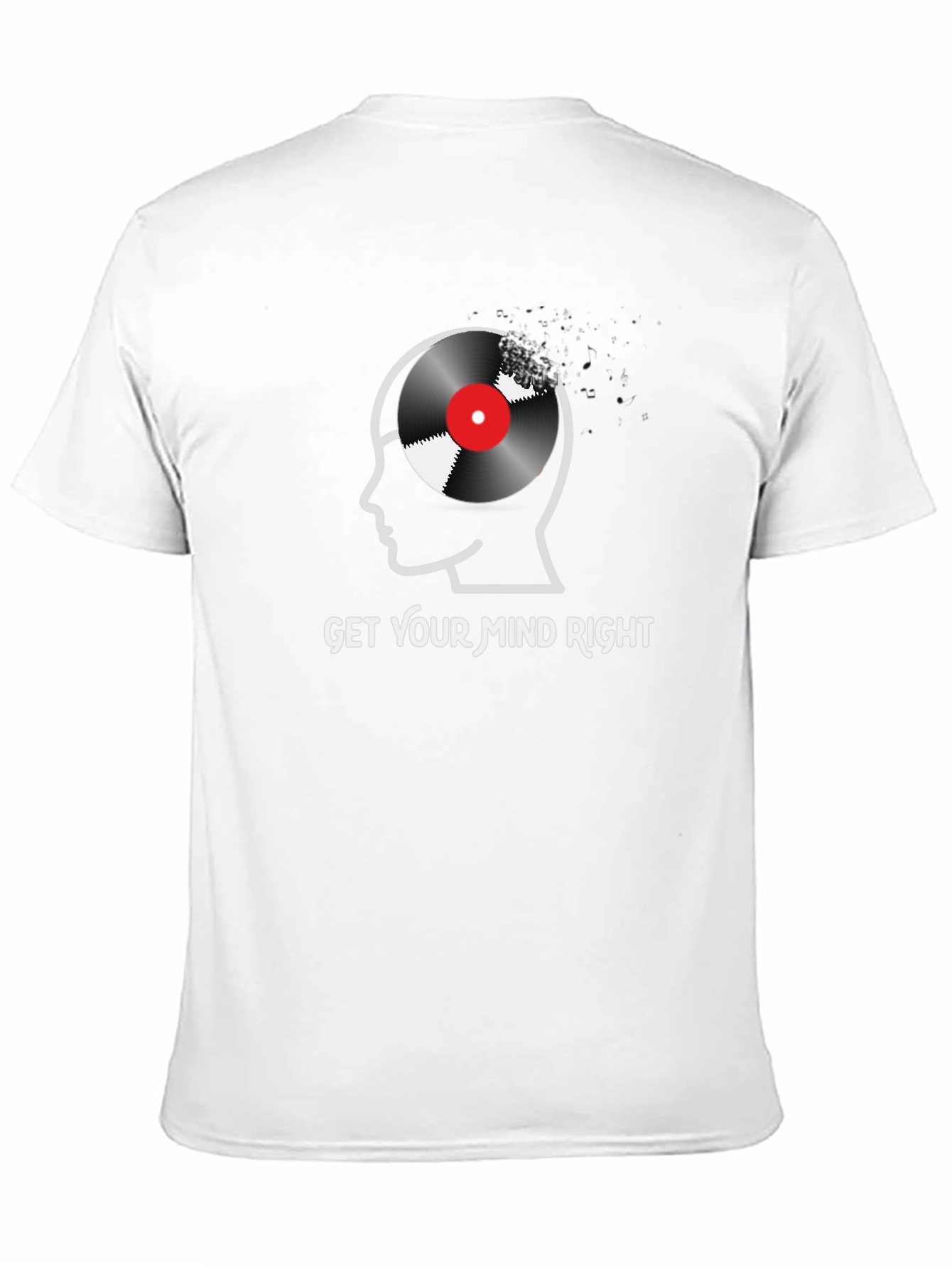 Get Your Mind Right Graphic Tee - Black Cotton