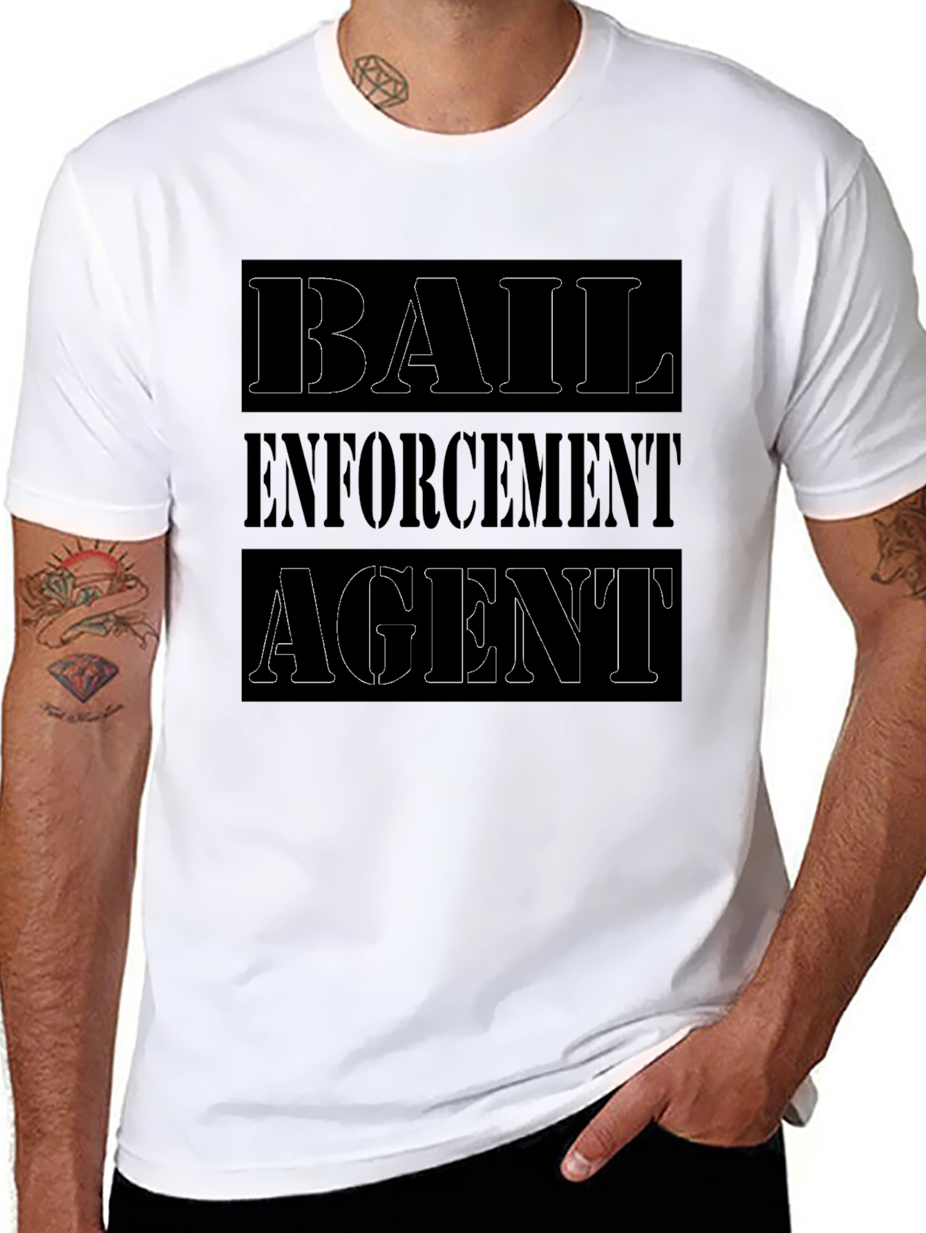 Bail Enforcement Agent Graphic T-Shirt