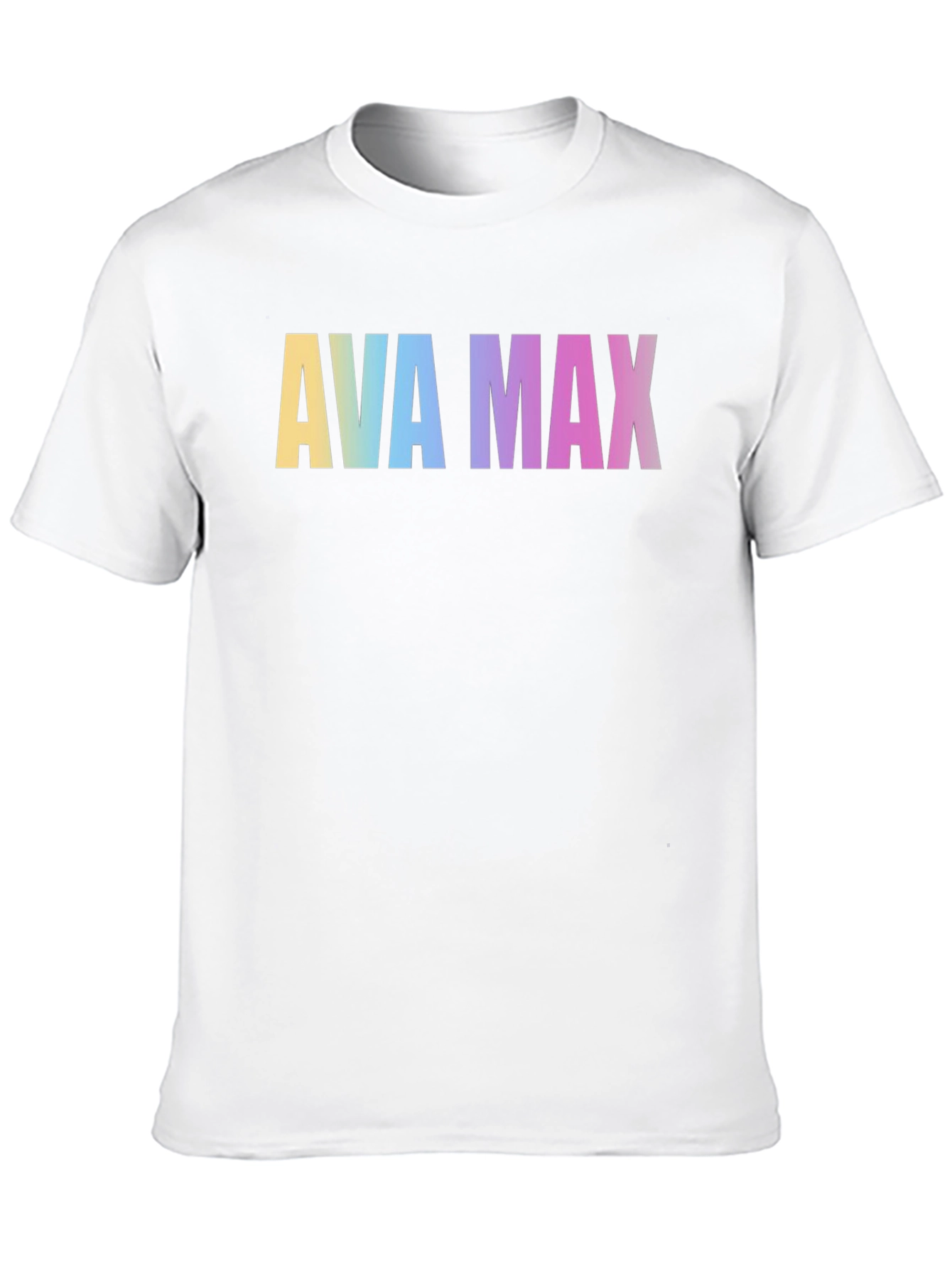 Ava Max Rainbow Gradient Graphic T-Shirt