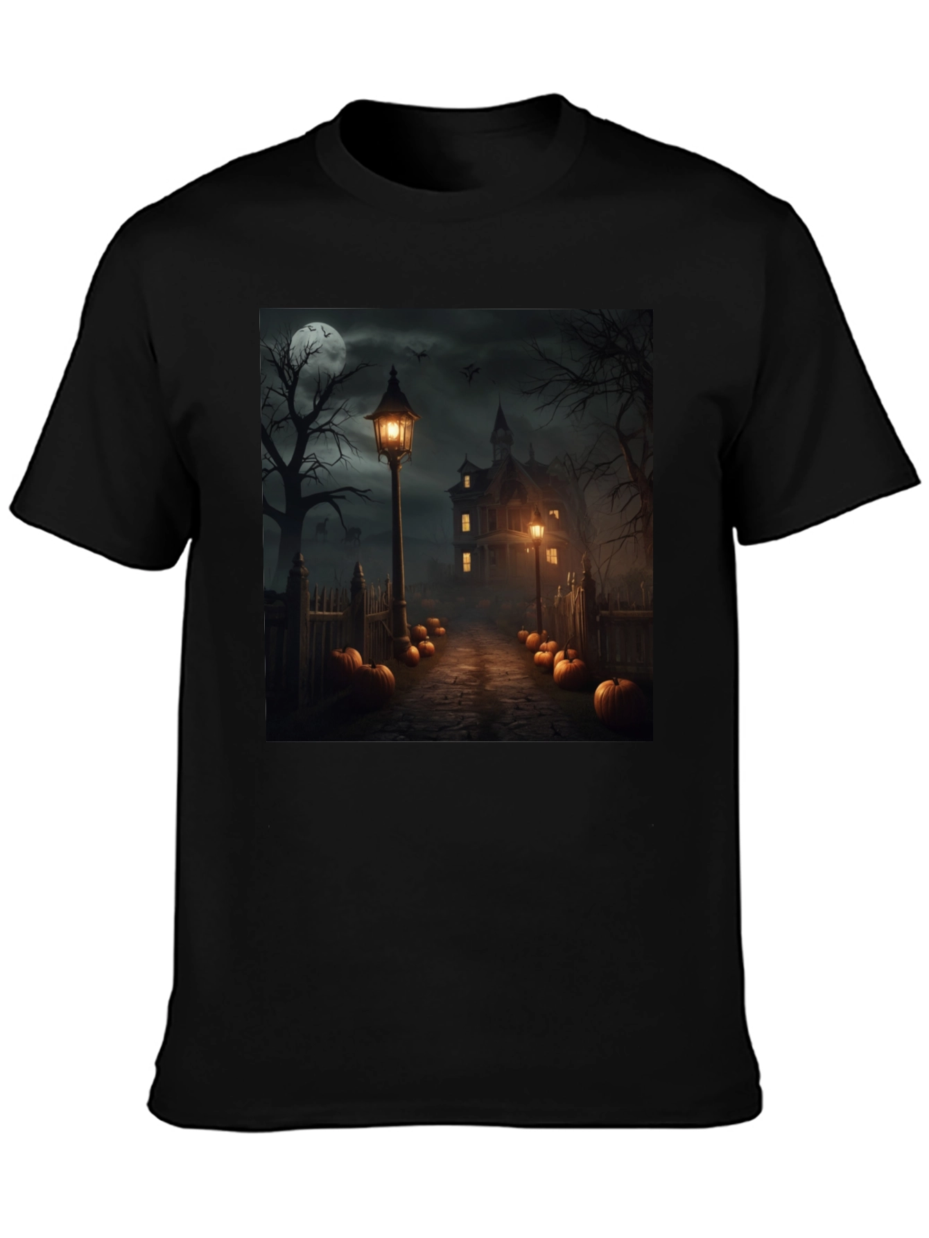 Haunted House Halloween T-Shirt