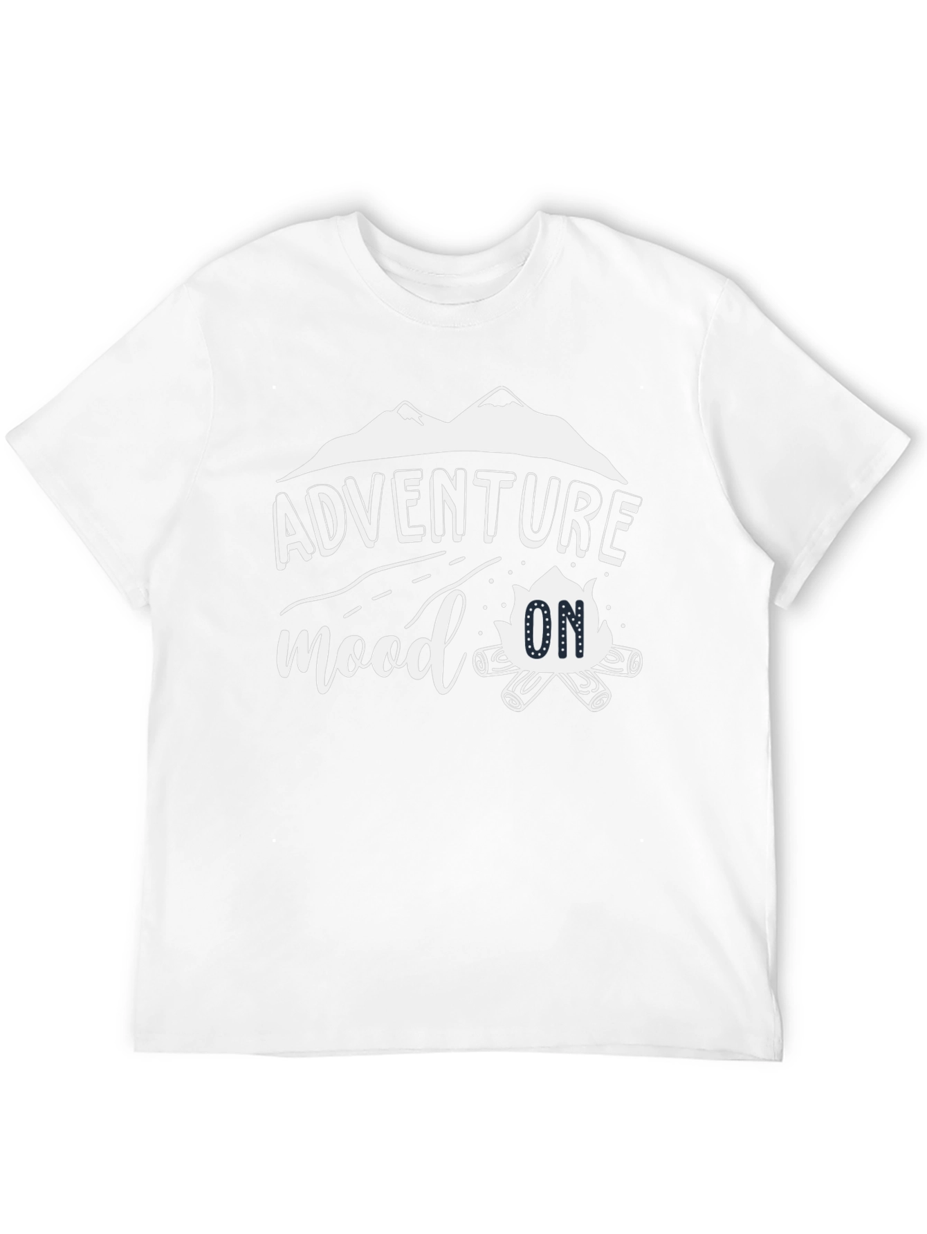 Adventure Mood On Black T-Shirt