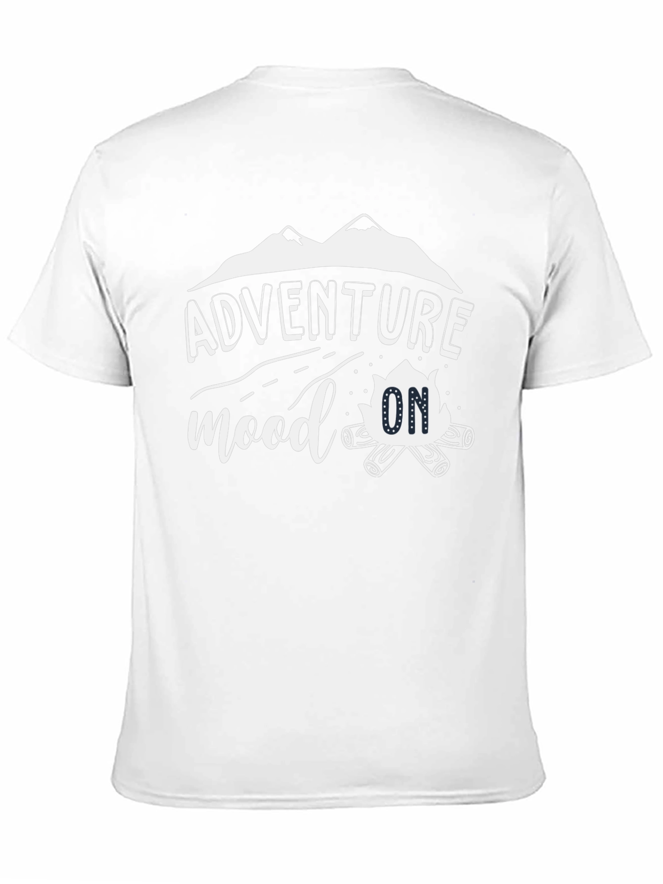 Adventure Mood On Black T-Shirt