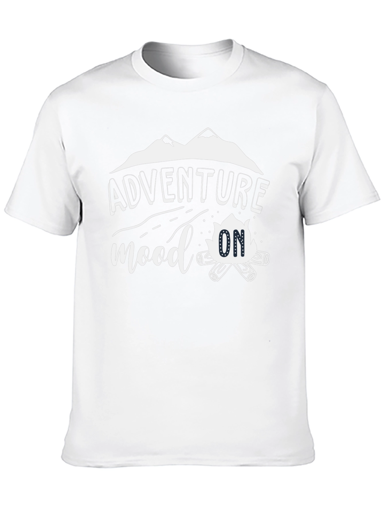 Adventure Mood On Black T-Shirt