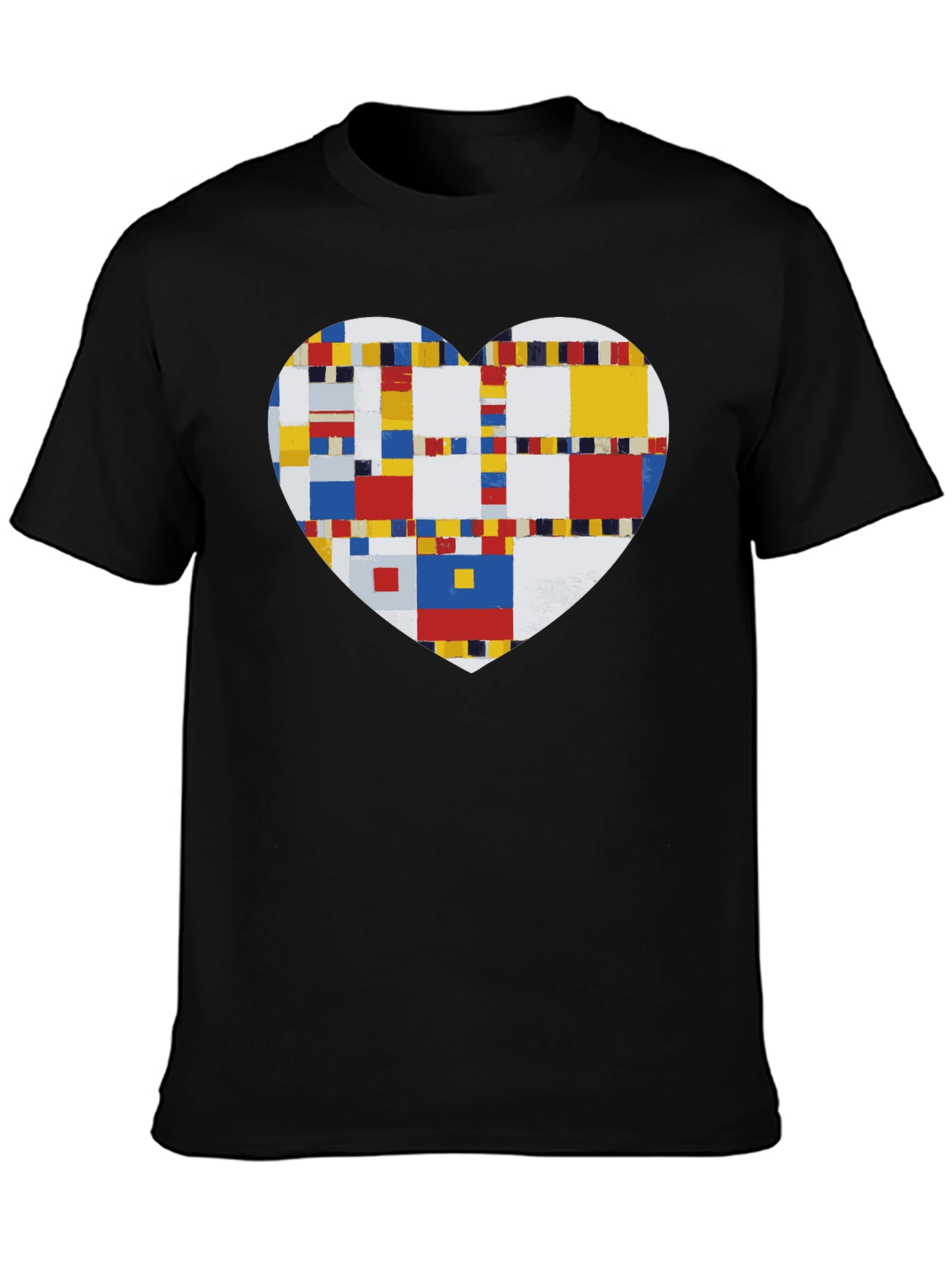 Geometric Heart Art Print T-Shirt
