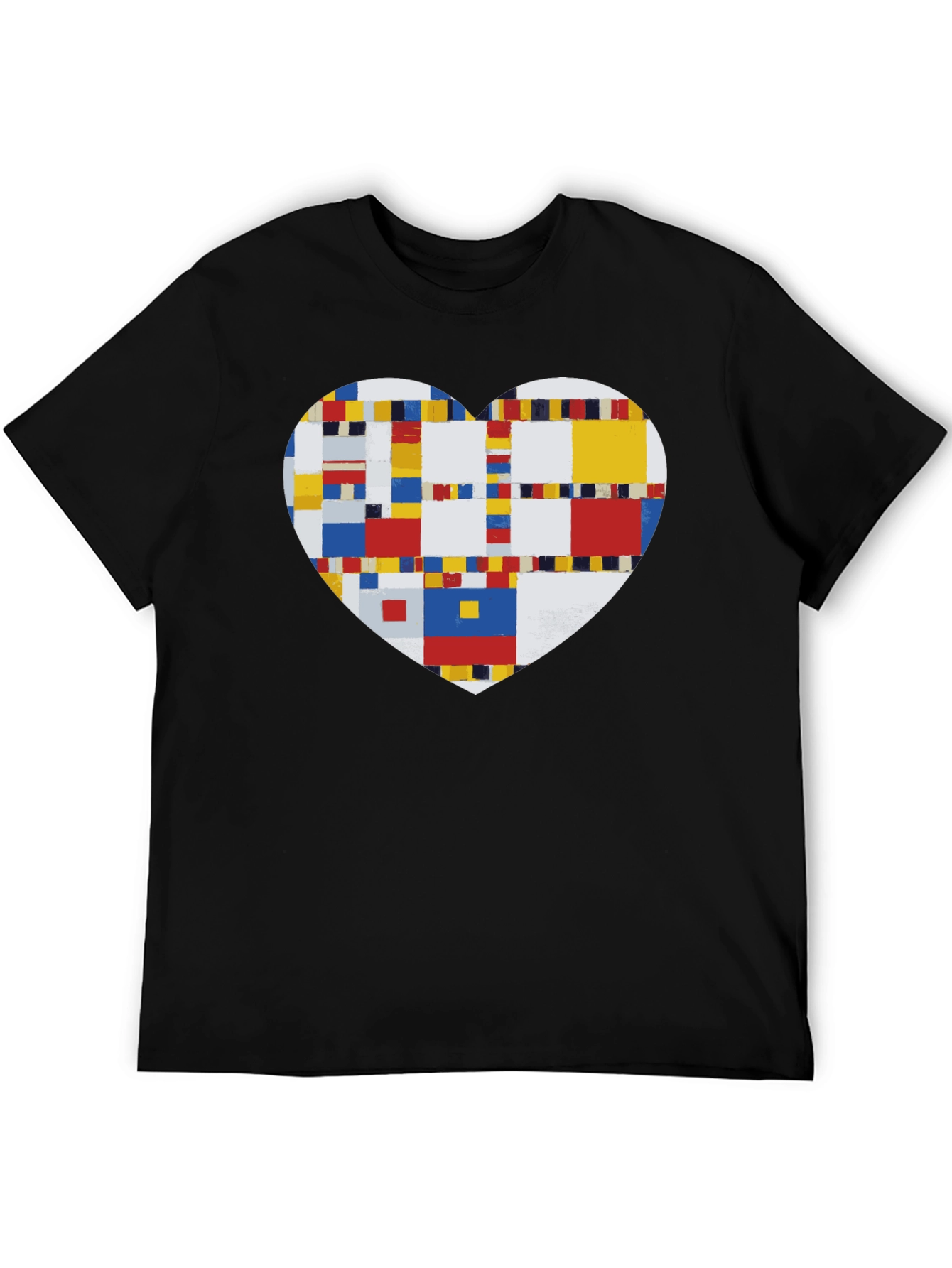 Geometric Heart Art Print T-Shirt